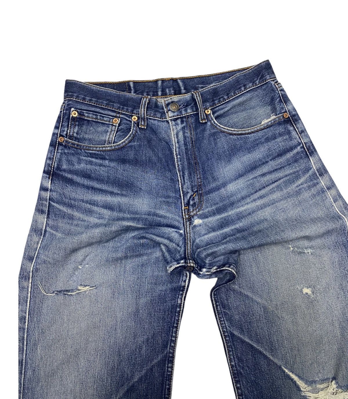 Levi's 🔥VINTAGE LEVIS 508 DISTRESSED DENIM JEANS Size US 33 - 7 Thumbnail