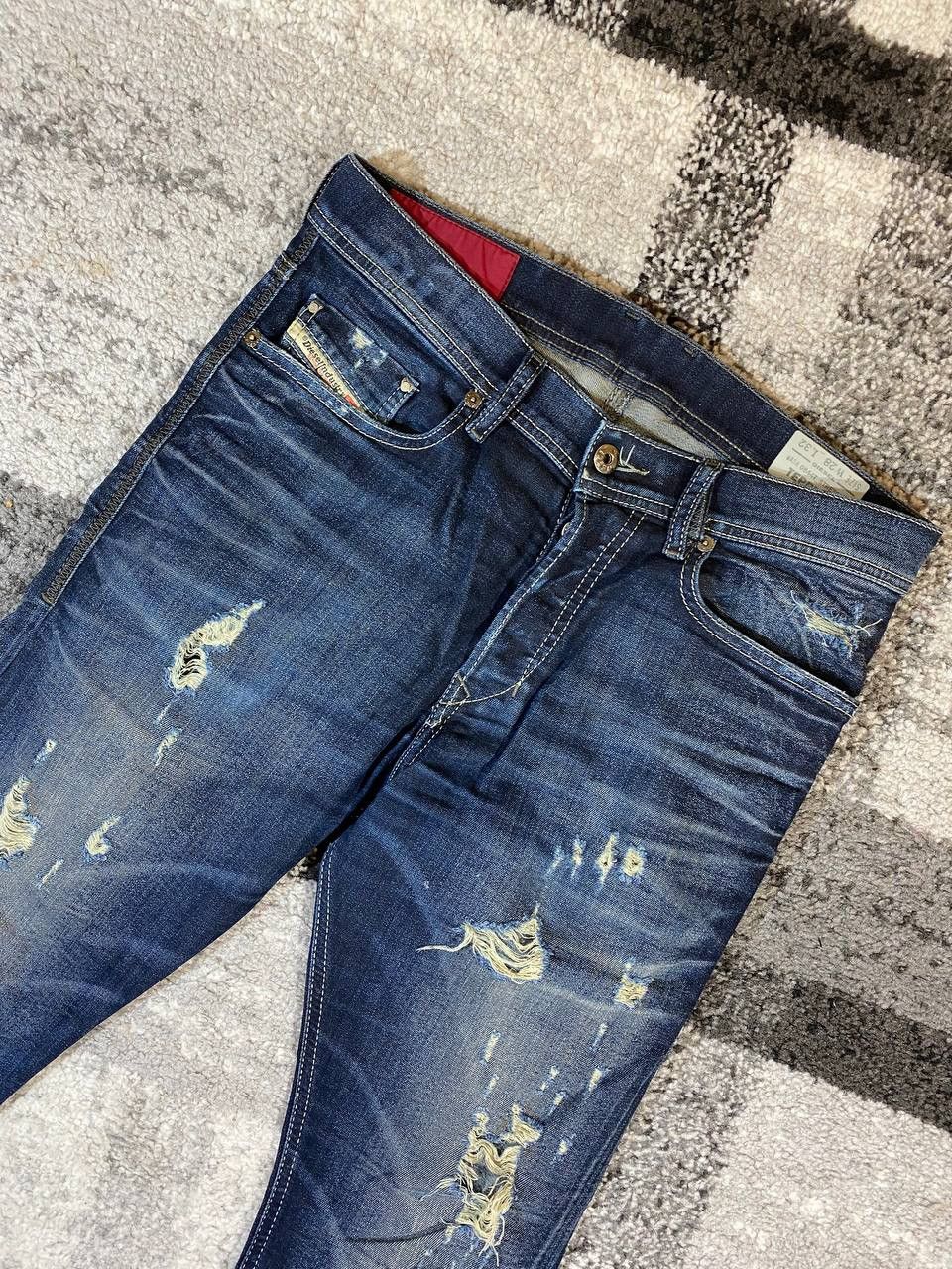 Diesel Diesel Tepphar slim carrot jeans men size w 28 l 32 blue Size US 28 / EU 44 - 3 Thumbnail
