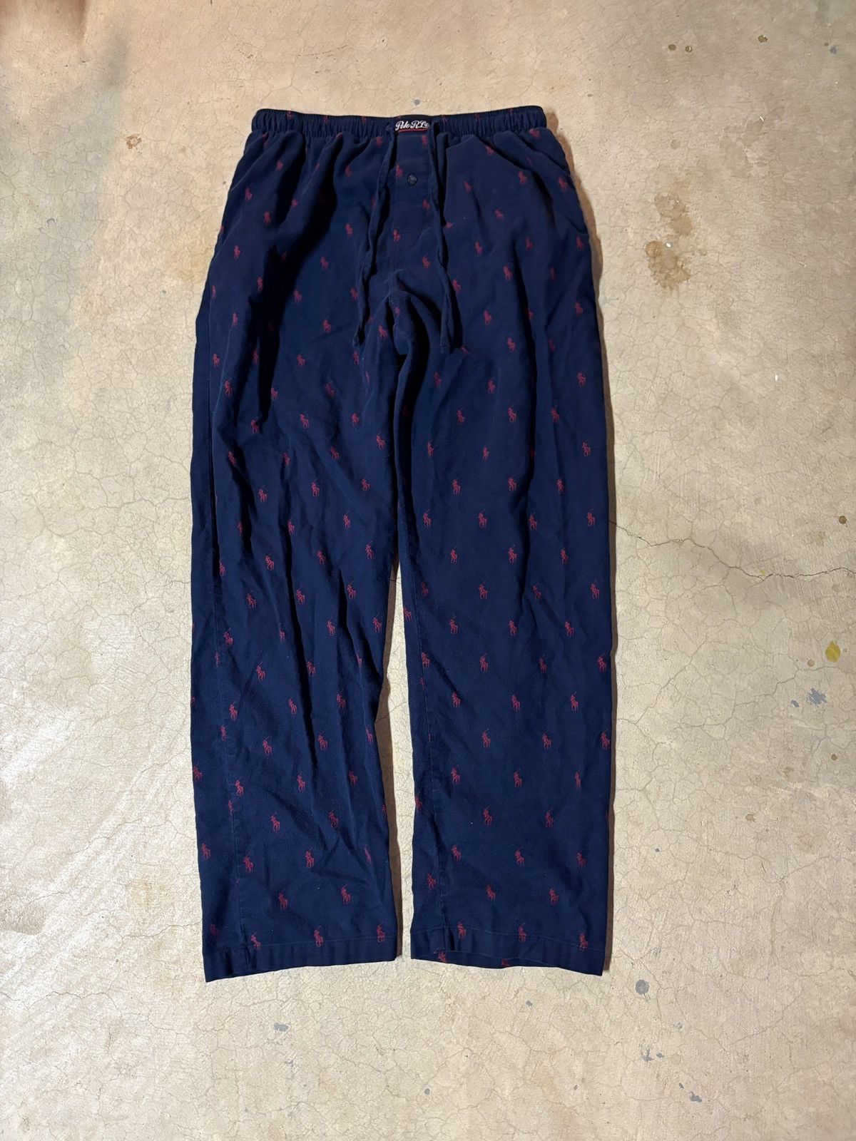 Polo Ralph Lauren Polo Ralph Lauren Sleepwear Pony Embroidered Pajama Pants Size US 32 / EU 48 - 1 Thumbnail