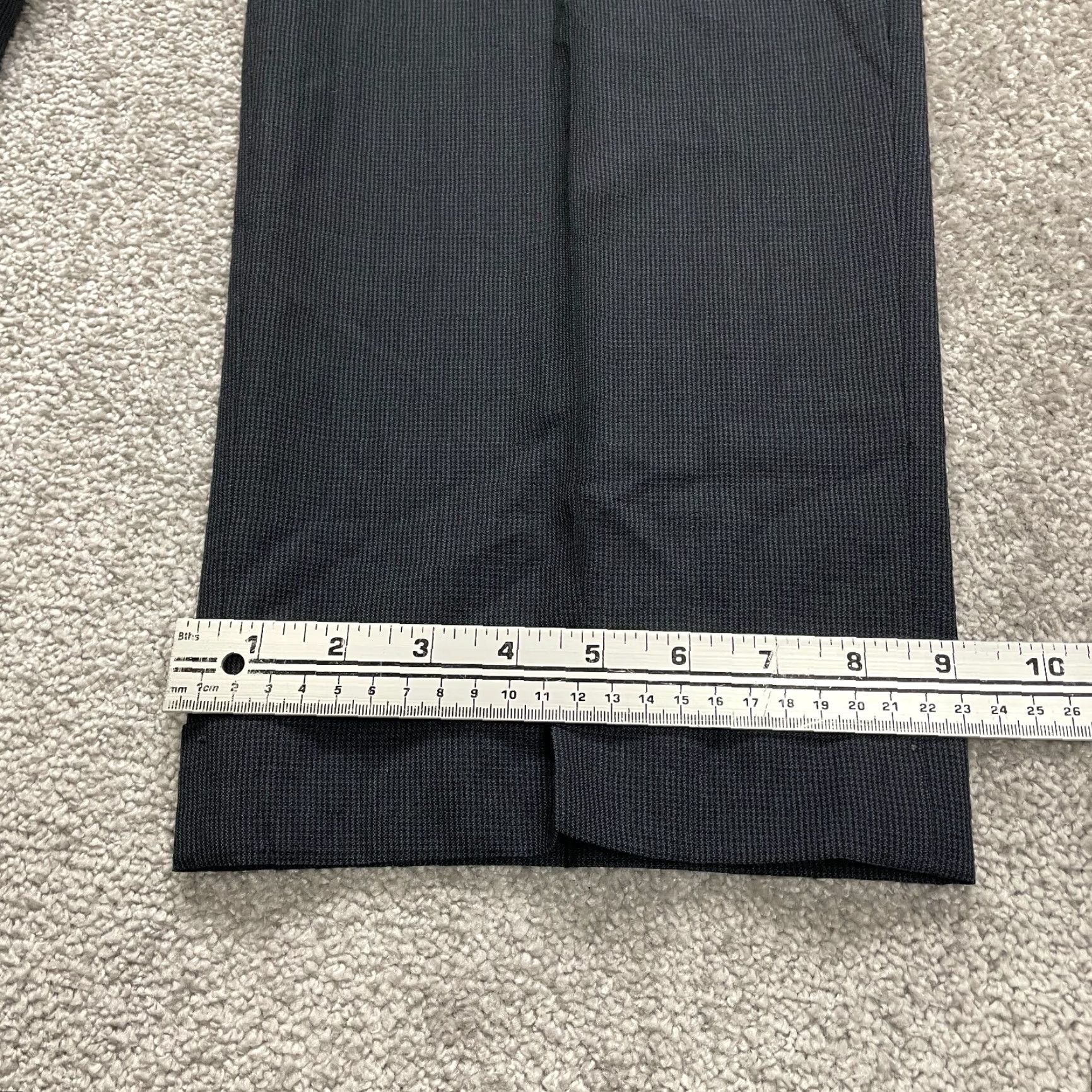 Lands' End VINTAGE Lands' End Wool Dress Pants Mens 38 Gray Straight Fit Business Casual Formal 30in Size US 38 / EU 54 - 2 Thumbnail