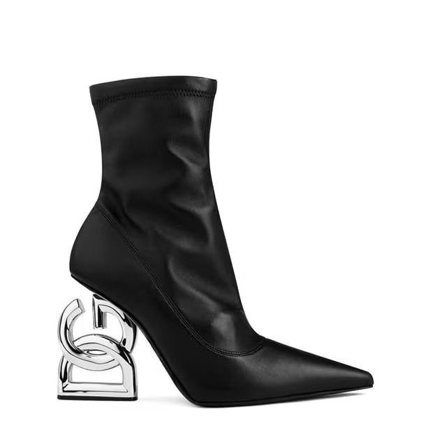 Dolce & Gabbana o1g2r1mq1024 Dg Ankle Boots in Black Size US 7 / IT 37 - 1 Thumbnail