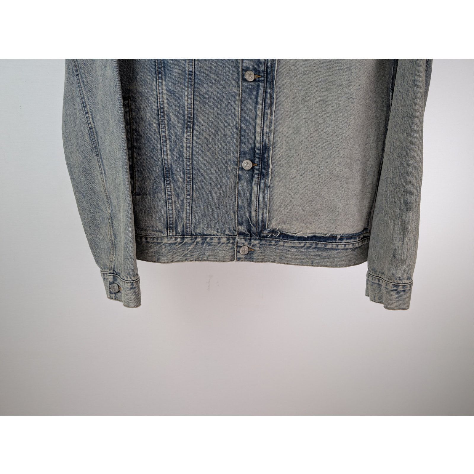 Maison Margiela o1rshd1 Contrast-front Denim Jacket in Blue Size US M / EU 48-50 / 2 - 4 Thumbnail