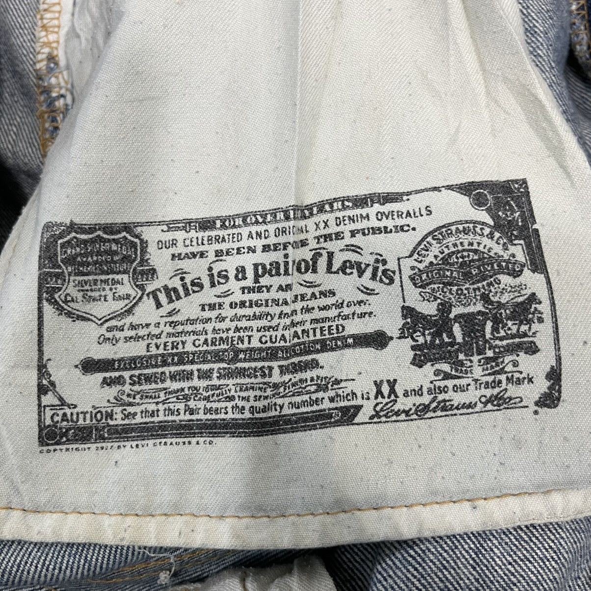 Levi's Vintage Y2k Levis Distressed Denim Size US 34 / EU 50 - 22 Thumbnail