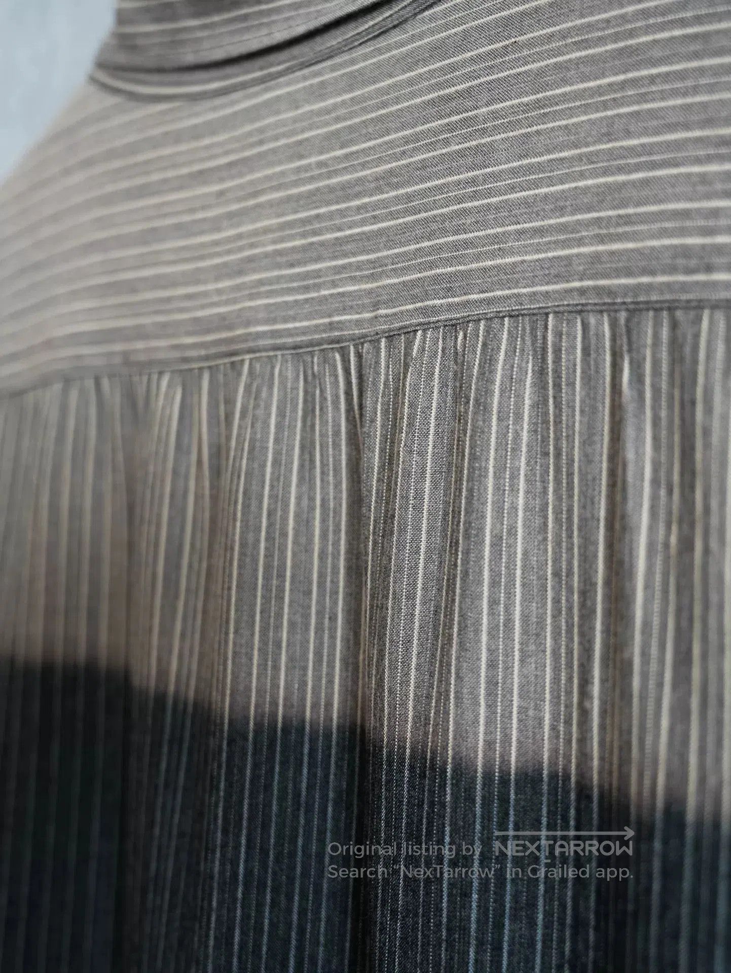 Yohji Yamamoto Yohji Yamamoto 96AW Stripe Faded Shirt. Size US M / EU 48-50 / 2 - 6 Thumbnail