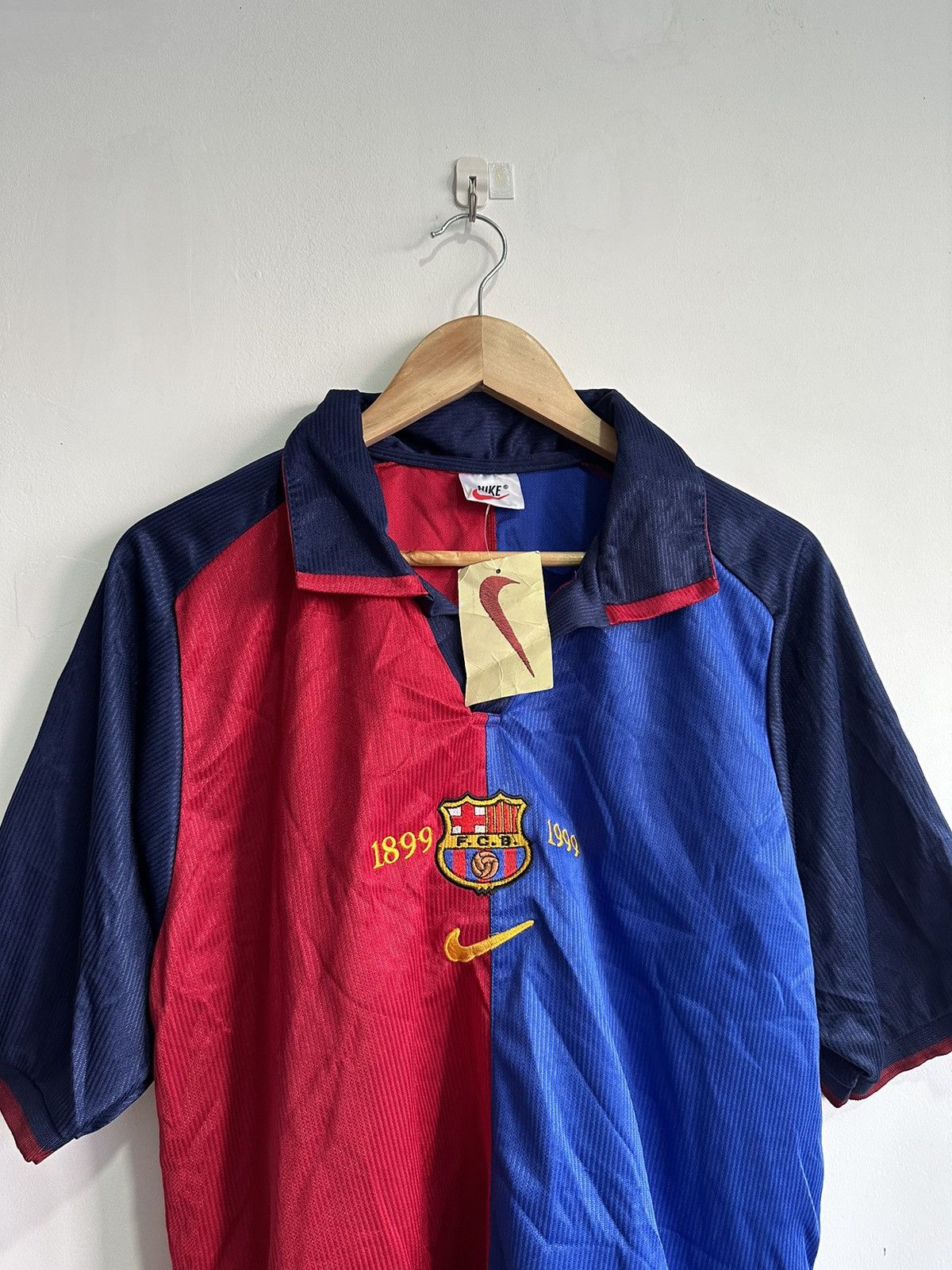 Pre-owned F C Barcelona X Nike Vintage Fc Barcelona Football Soccer Jersey