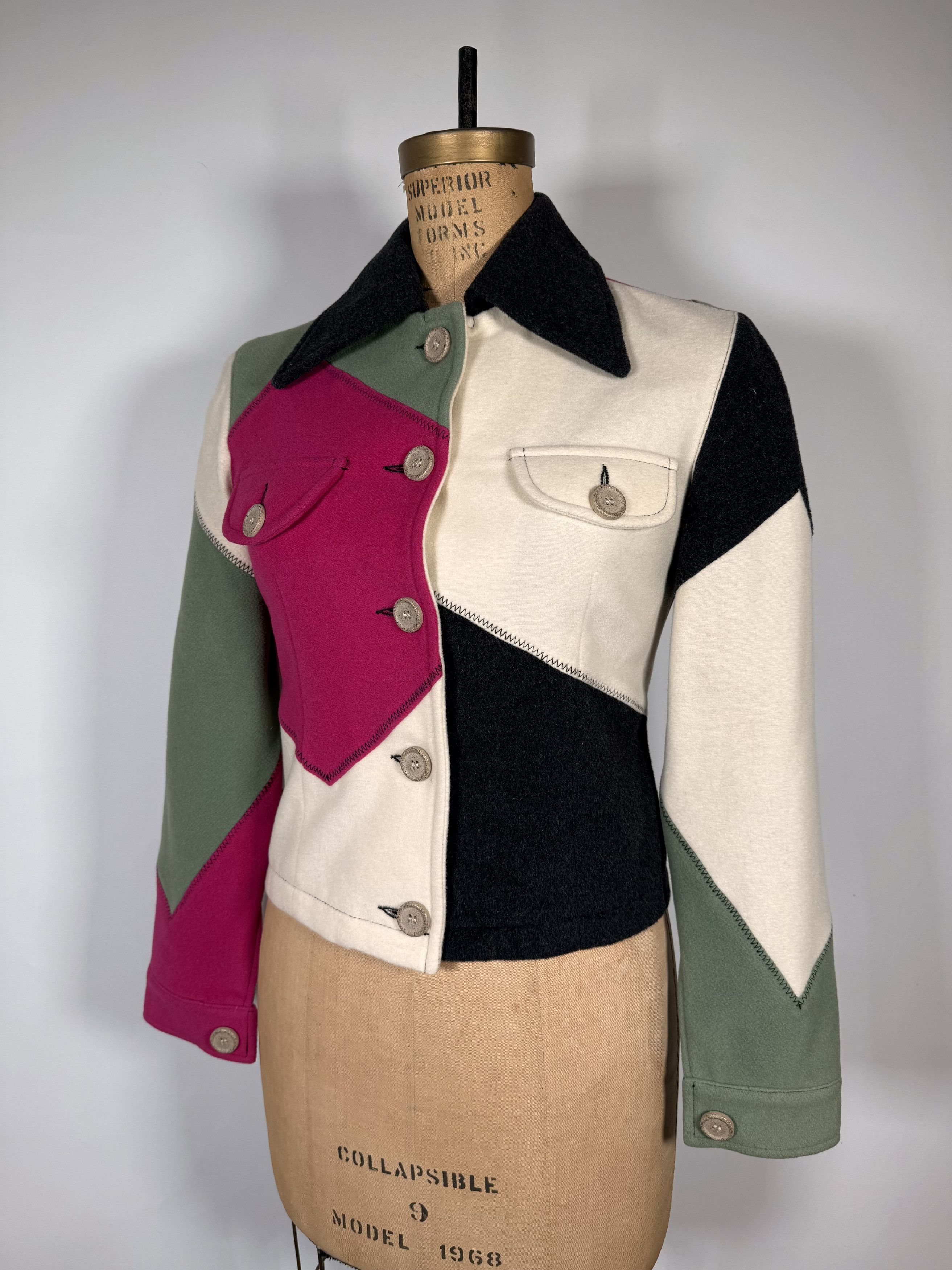 Moschino Moschino Patchwork Vest Size XS / US 0-2 / IT 36-38 - 1 Thumbnail