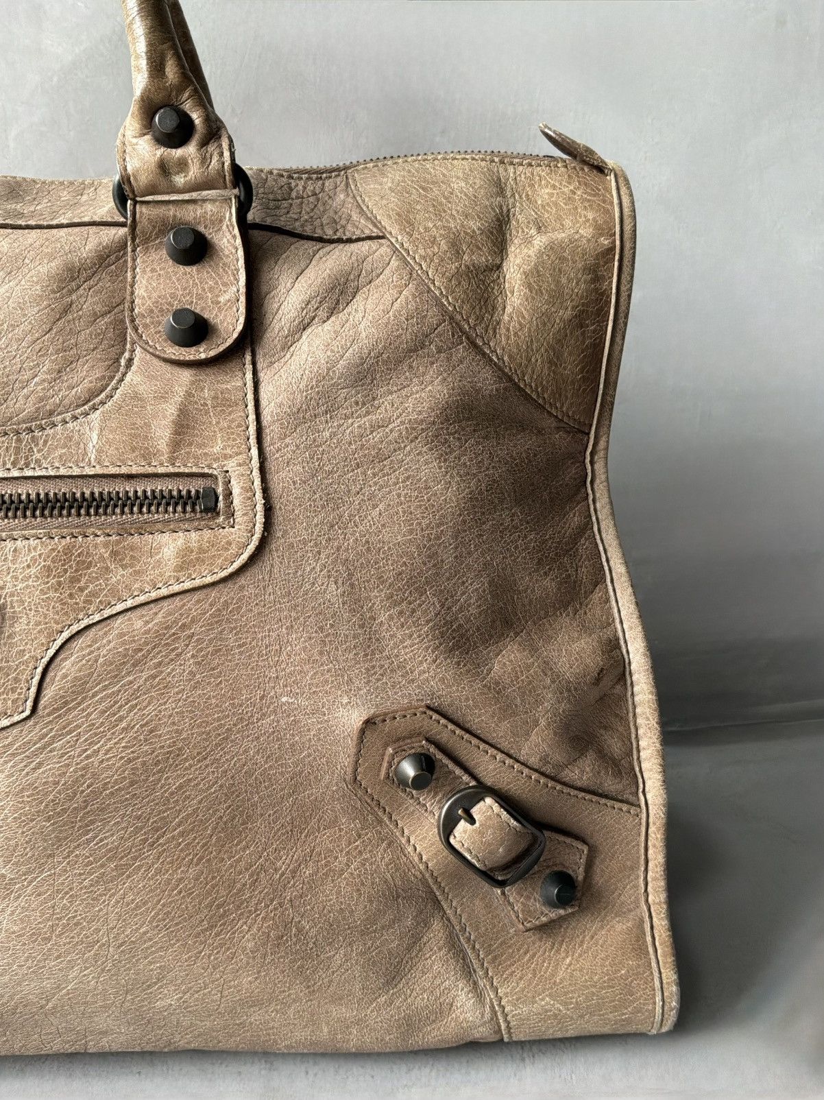 Balenciaga Balenciaga - City ‘Work’ - Brown Lambskin Bag Size ONE SIZE - 7 Thumbnail