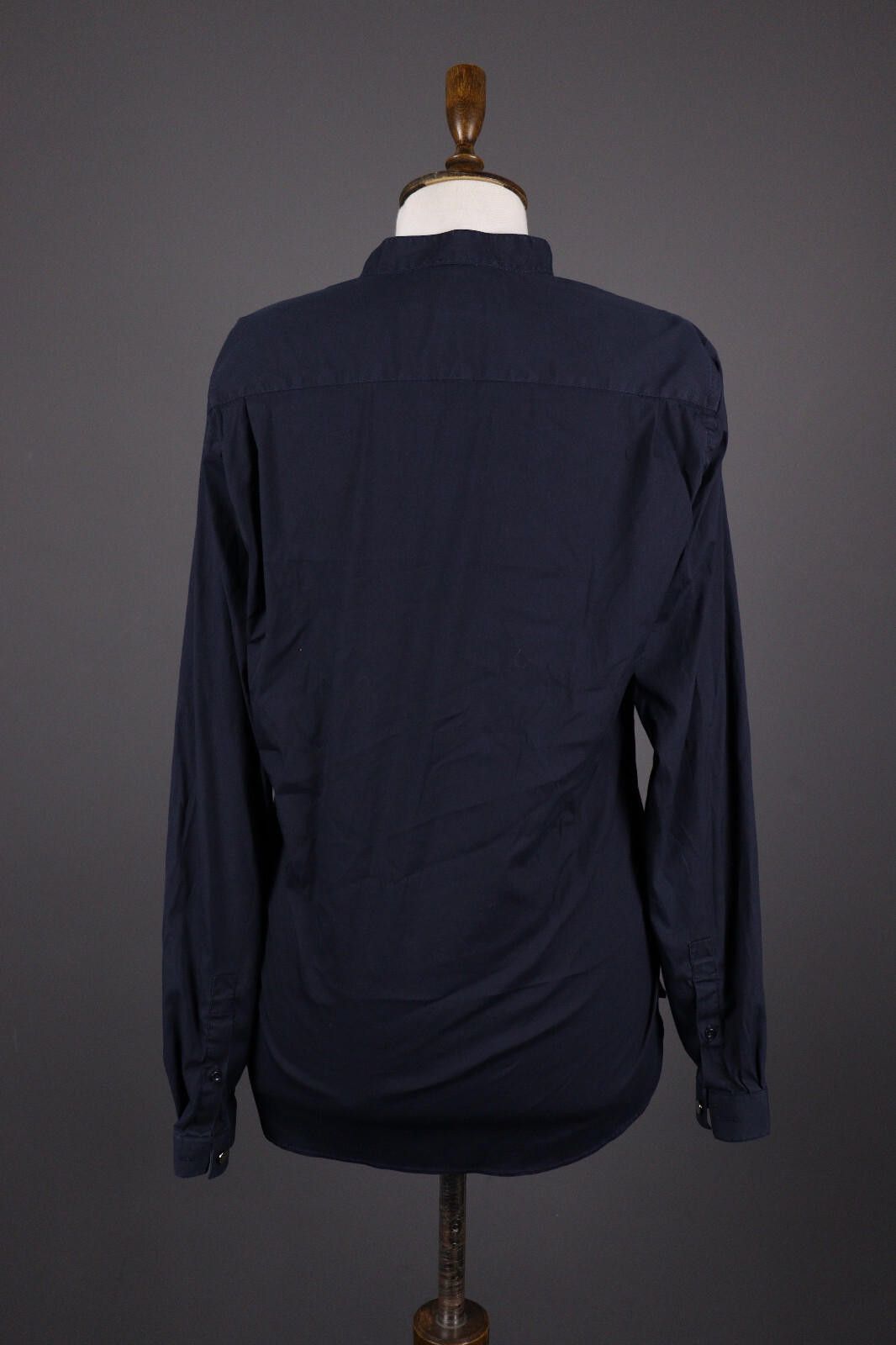 The Kooples The Kooples Fitted Navy Black Long Sleeve Blouse Shirt Size M / US 6-8 / IT 42-44 - 5 Thumbnail