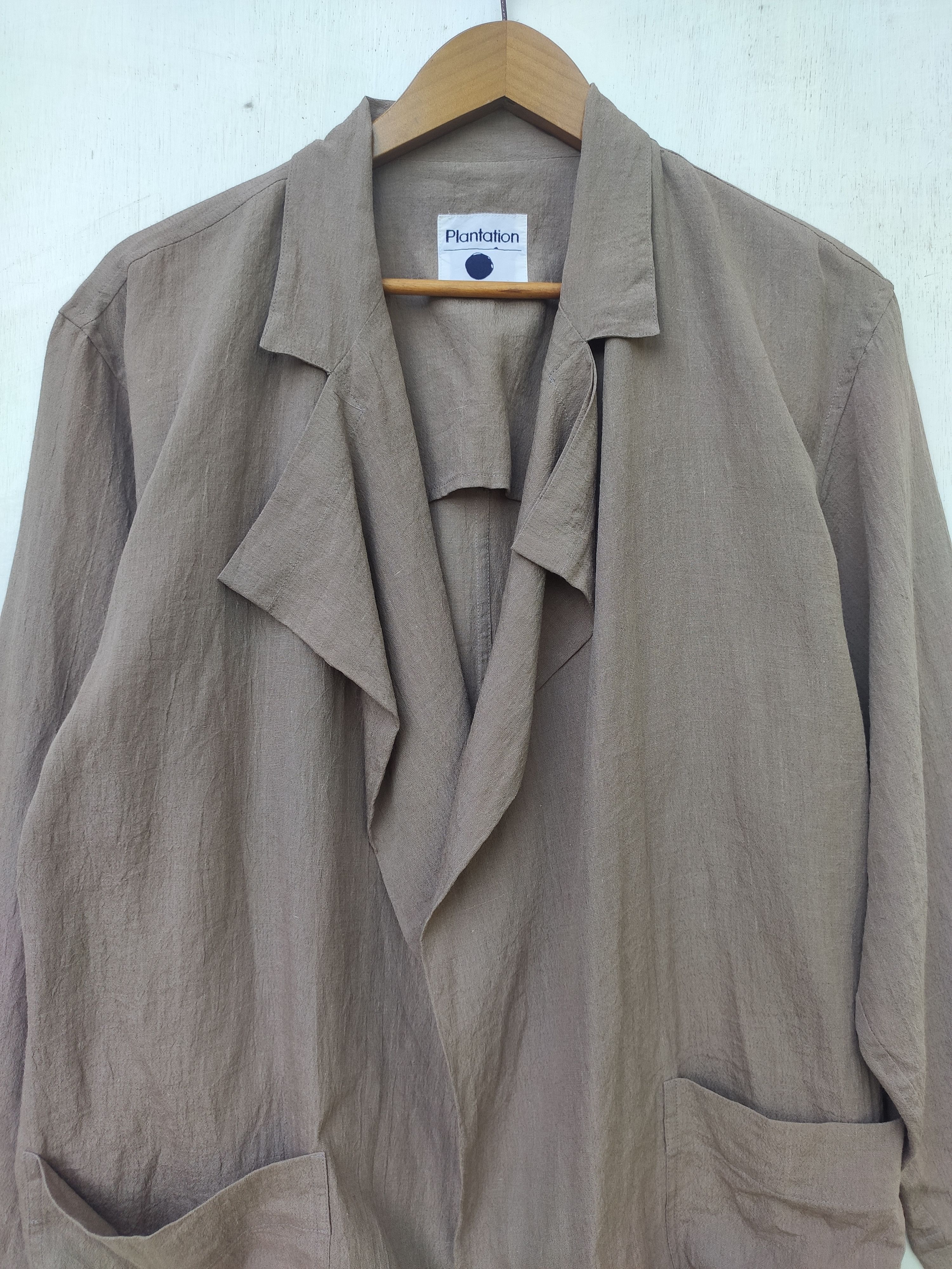 Issey Miyake 🔥 Archives 🔥Plantation by Issey Miyake kimono jacket linen Size US M / EU 48-50 / 2 - 2 Thumbnail