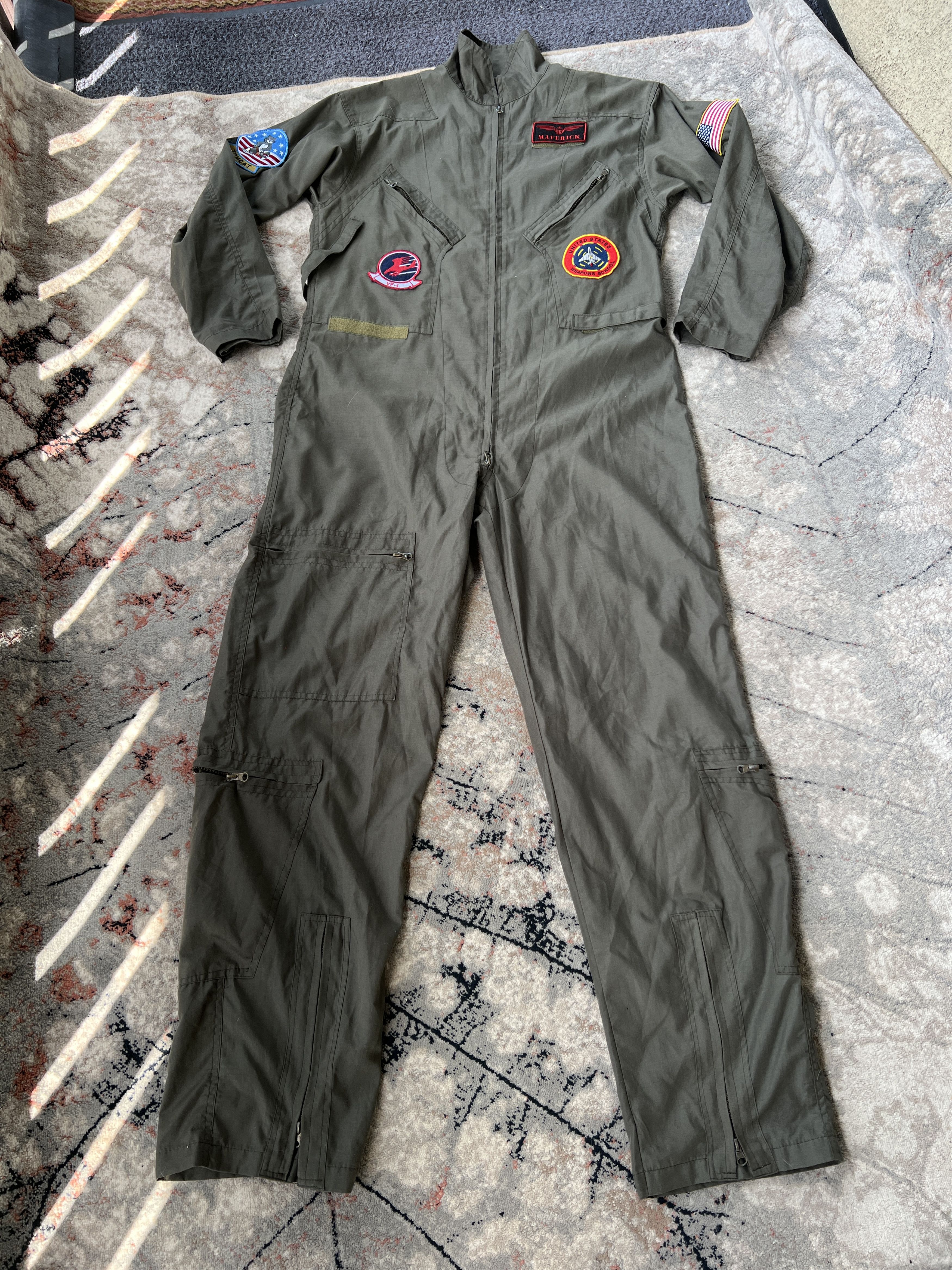 Vintage Top Gun Tom Cat USA Maverick VF-1 Weapons School Overall Size US M / EU 48-50 / 2 - 1 Thumbnail