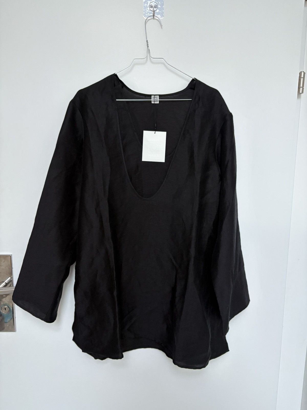 Toteme Toteme linen blouse in black Size XS / US 0-2 / IT 36-38 - 4 Thumbnail