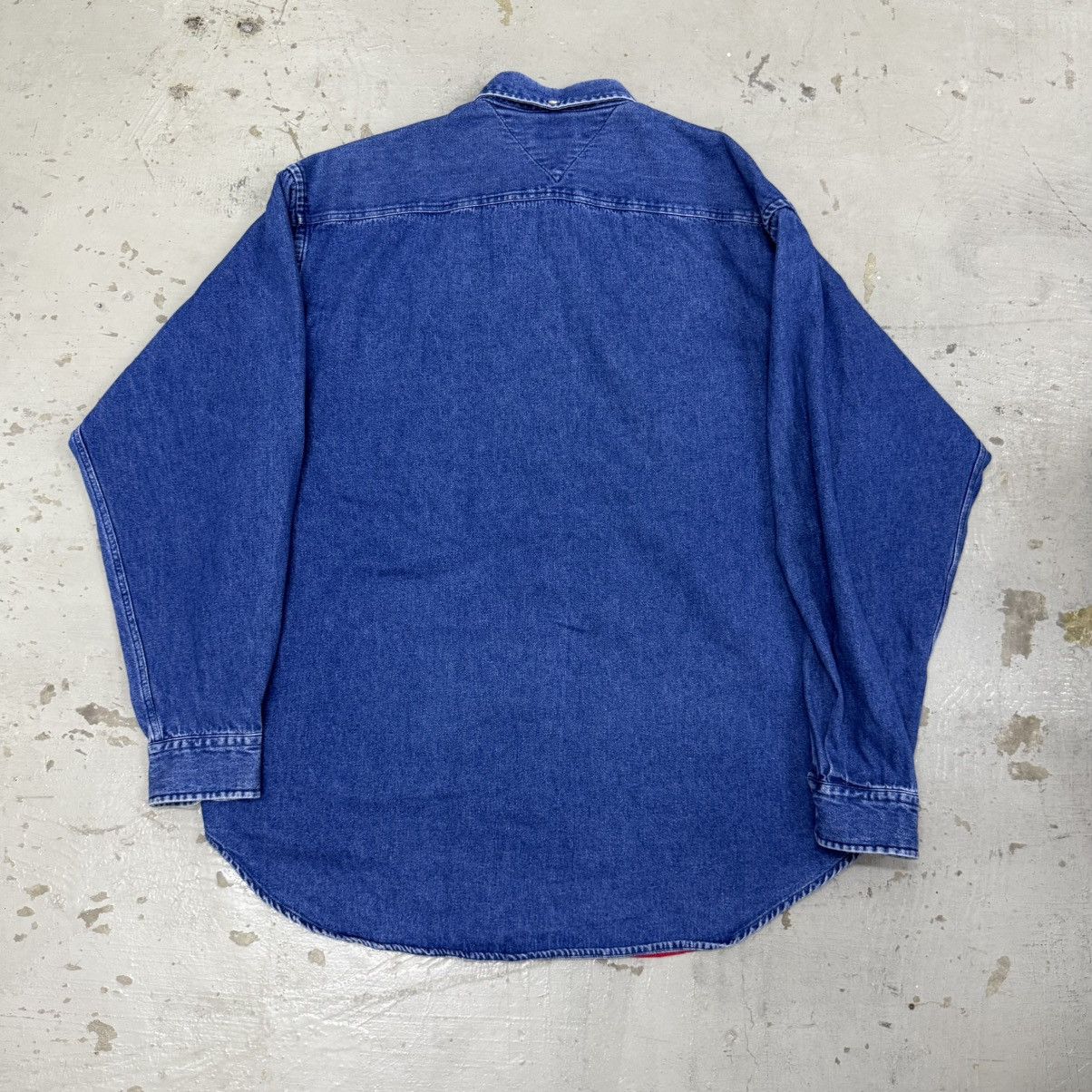 Tommy Hilfiger × Vintage Vintage Tommy Hilfiger Denim Corduroy CDG Inspired Shirt Size US XL / EU 56 / 4 - 6 Thumbnail