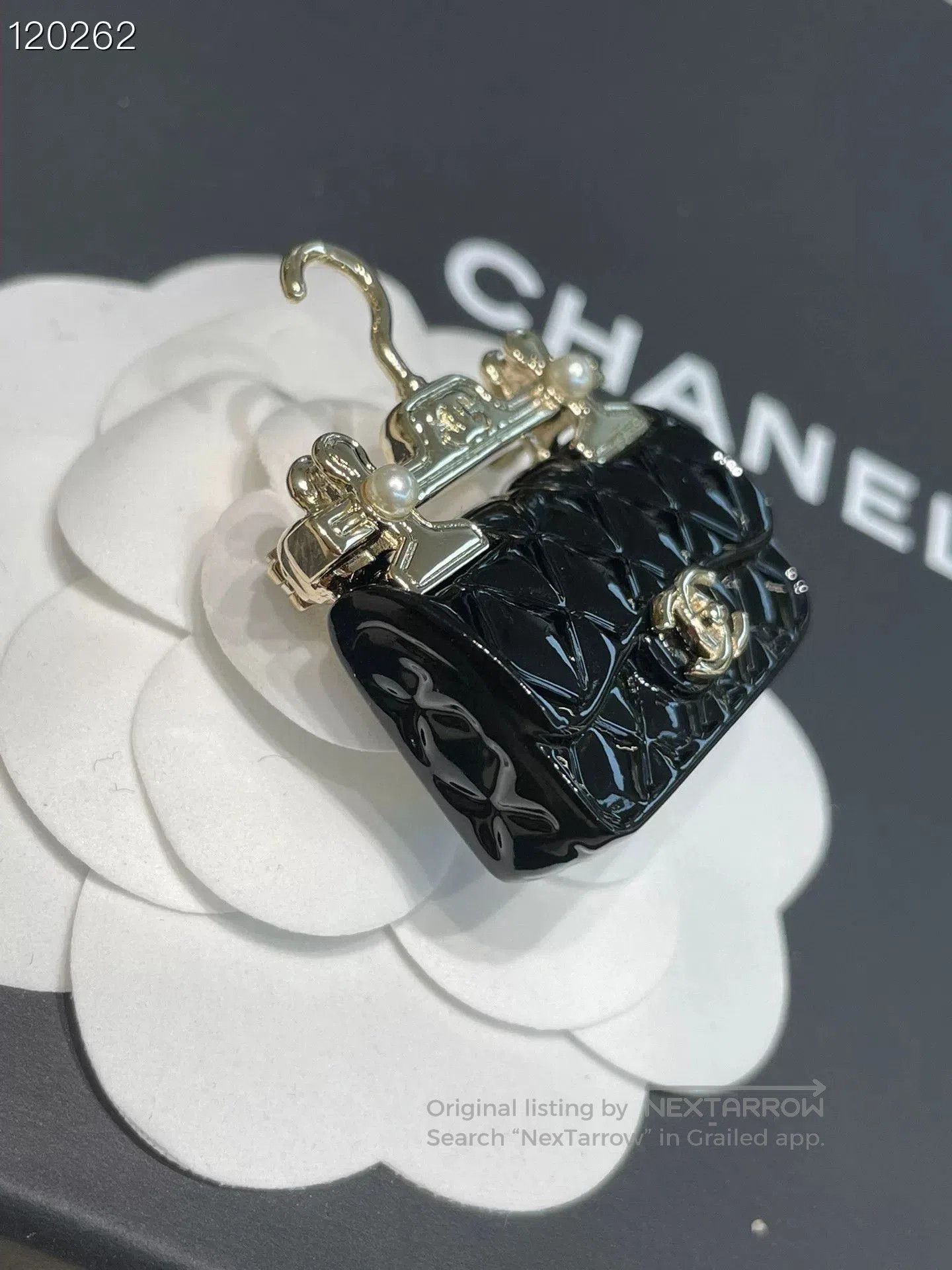 Chanel Chanel Black Bag Hanger Double C Brooch. Size ONE SIZE - 4 Thumbnail