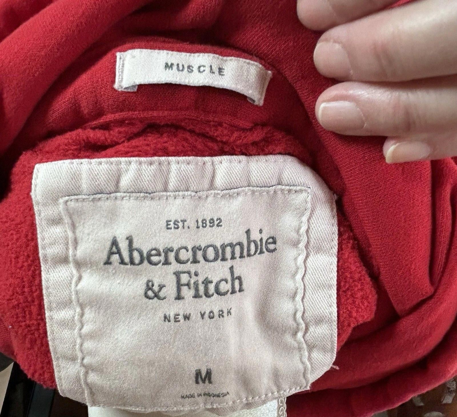 Abercrombie & Fitch VINTAGE 90's-Y2K Abercrombie & Fitch Hoodie Moose Sweatshirt Size US M / EU 48-50 / 2 - 3 Thumbnail