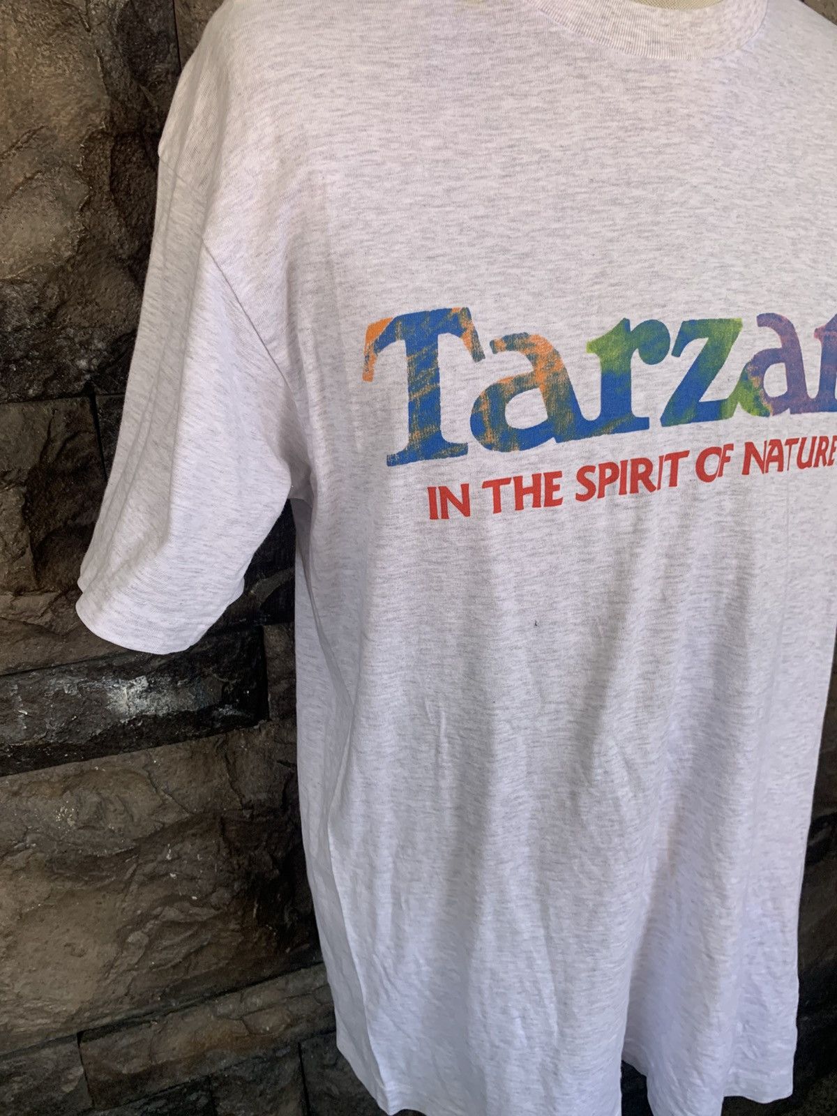 Vintage Vintage 90s Tarzan Promo Movie T shirt Size US L / EU 52-54 / 3 - 4 Thumbnail