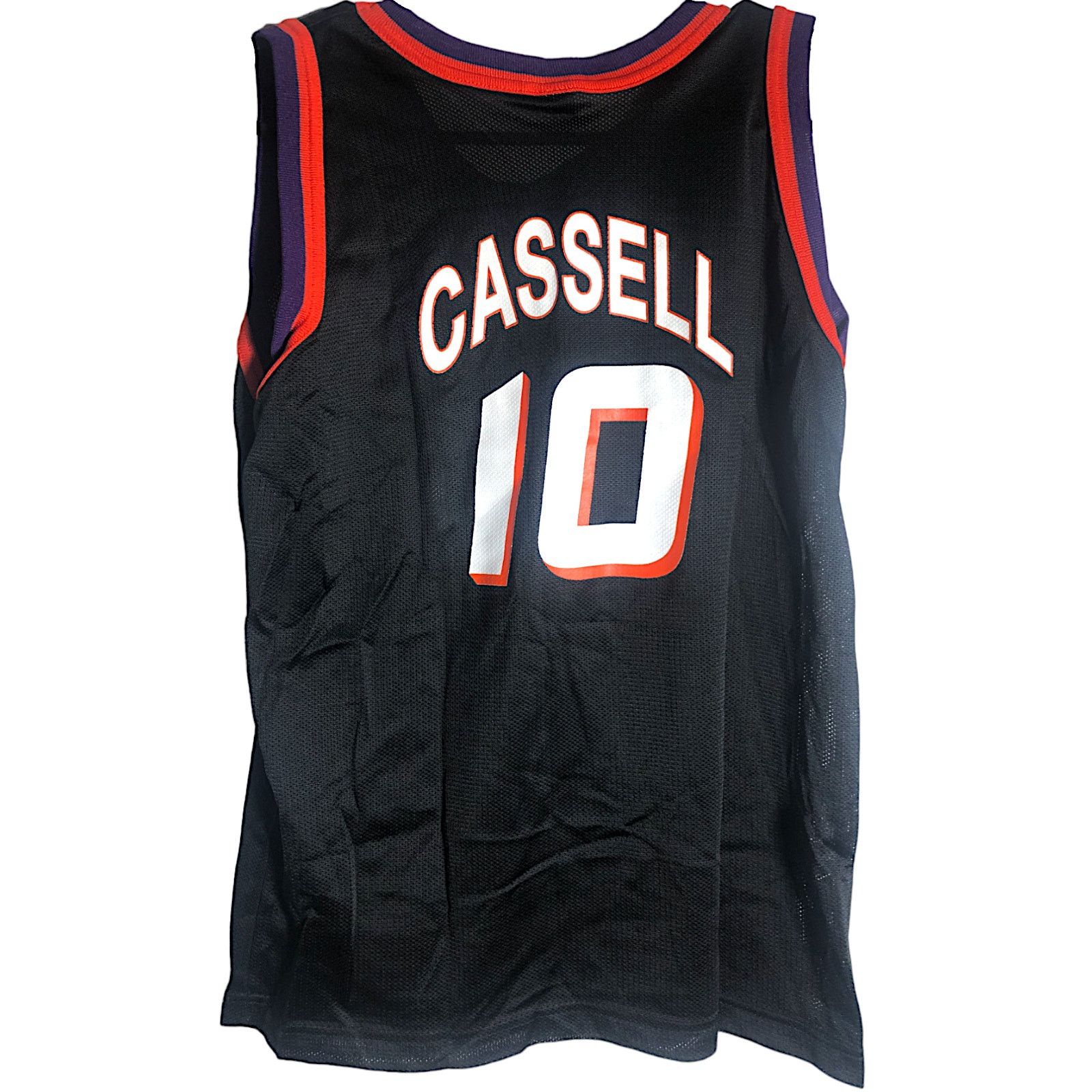 Champion × NBA Phoenix Suns Jersey #10 Sam Cassell Retro Black - Kids Large Size US XS / EU 42 / 0 - 2 Thumbnail