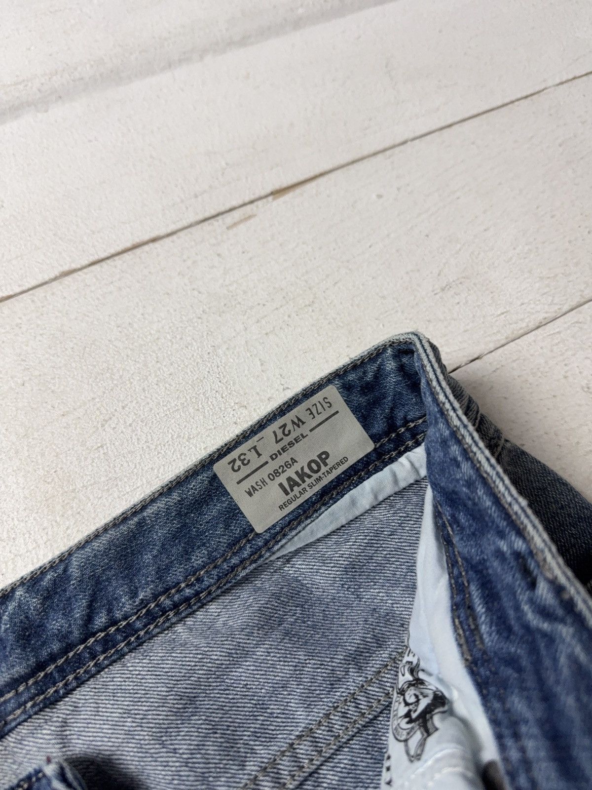 Diesel Luxury Diesel Iakop Regular Slim Tapered Jeans W27 L32 Size US 27 - 8 Thumbnail