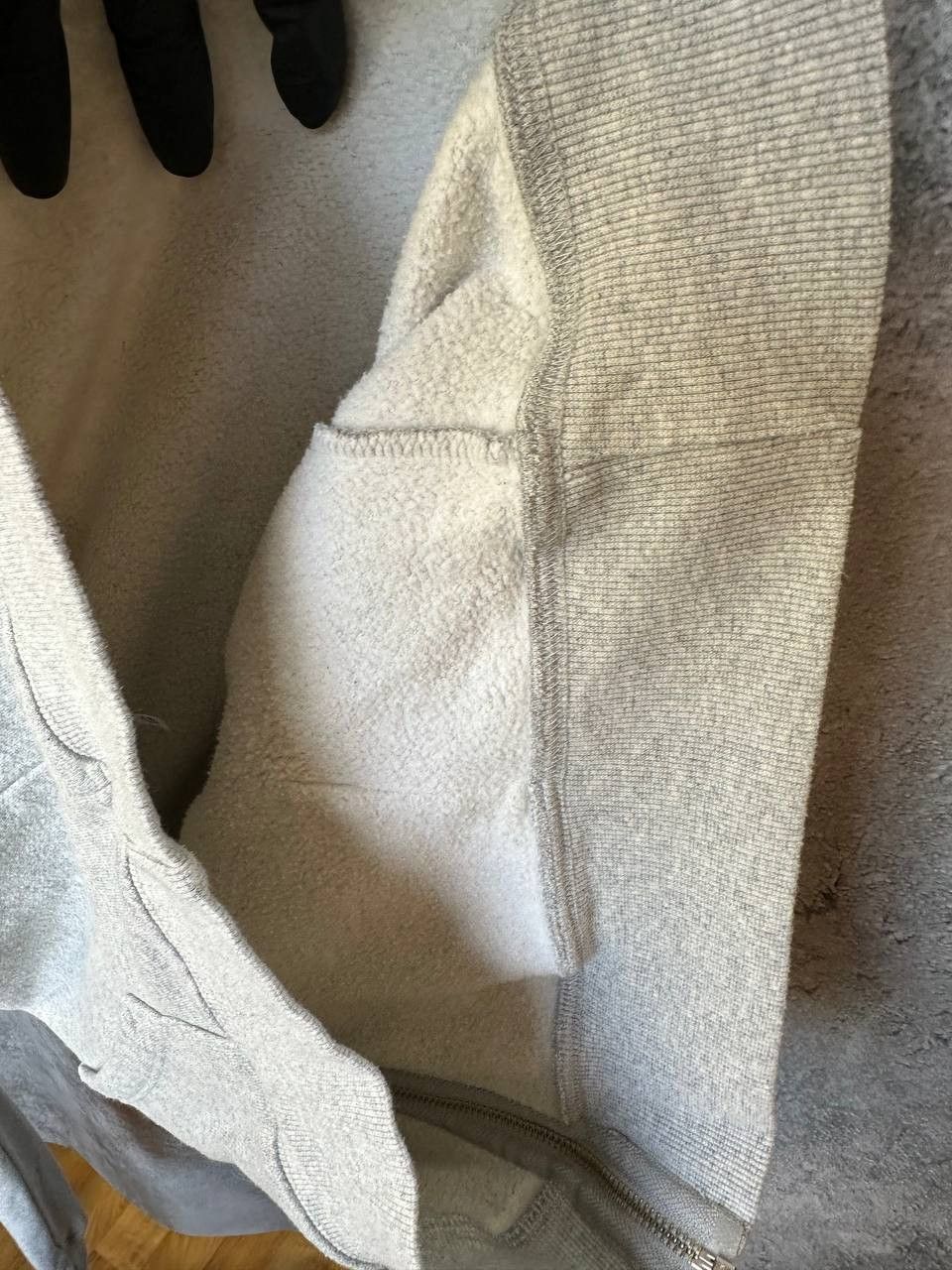 Other Joah Brown Full Zip Hoodie Gray Made USA Fleece Sweatshirt Size US L / EU 52-54 / 3 - 14 Thumbnail