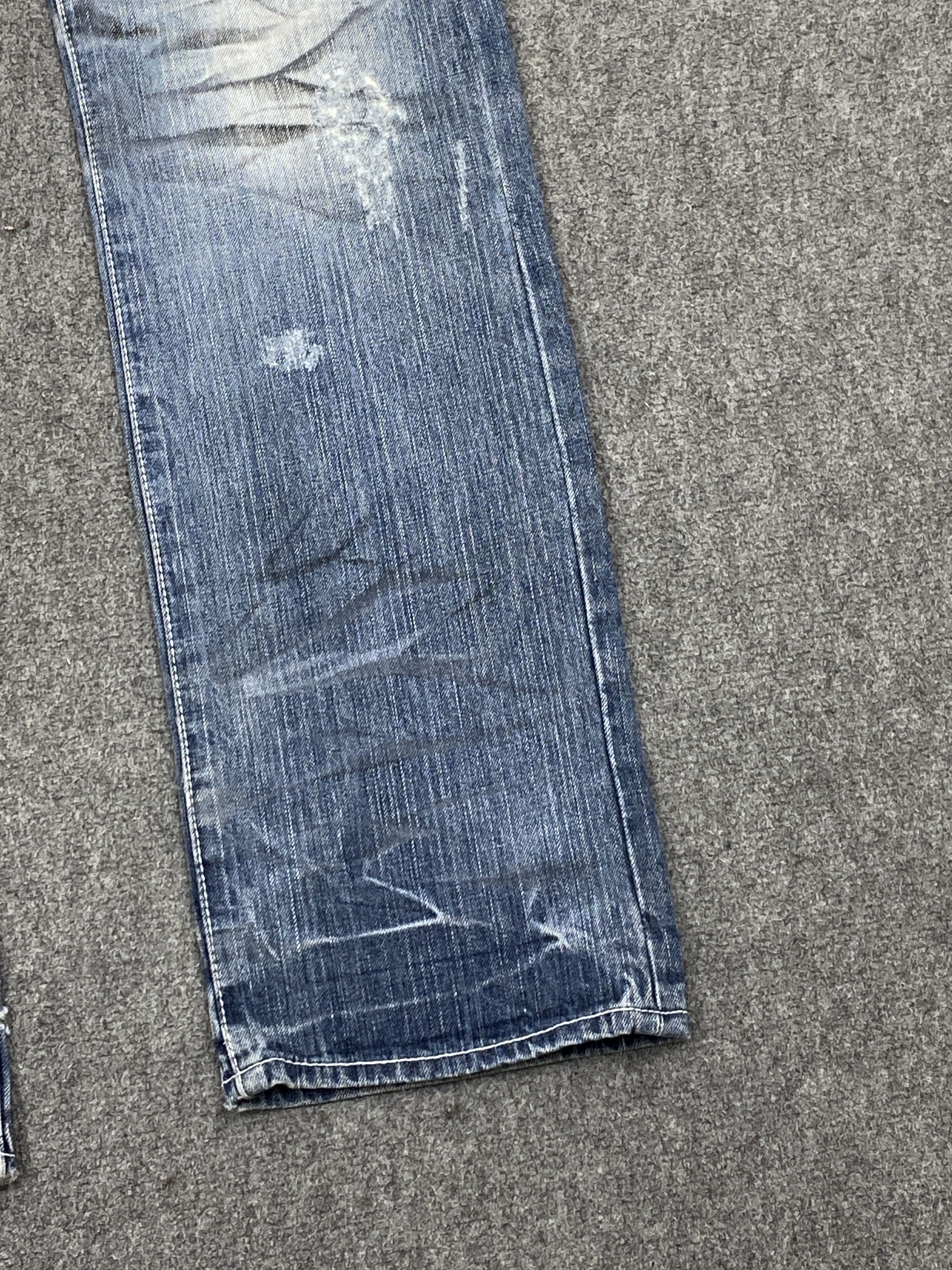 If Six Was Nine Vintage Japanese Brand Faded Blue jeans DP2747 Size US 32 / EU 48 - 12 Thumbnail