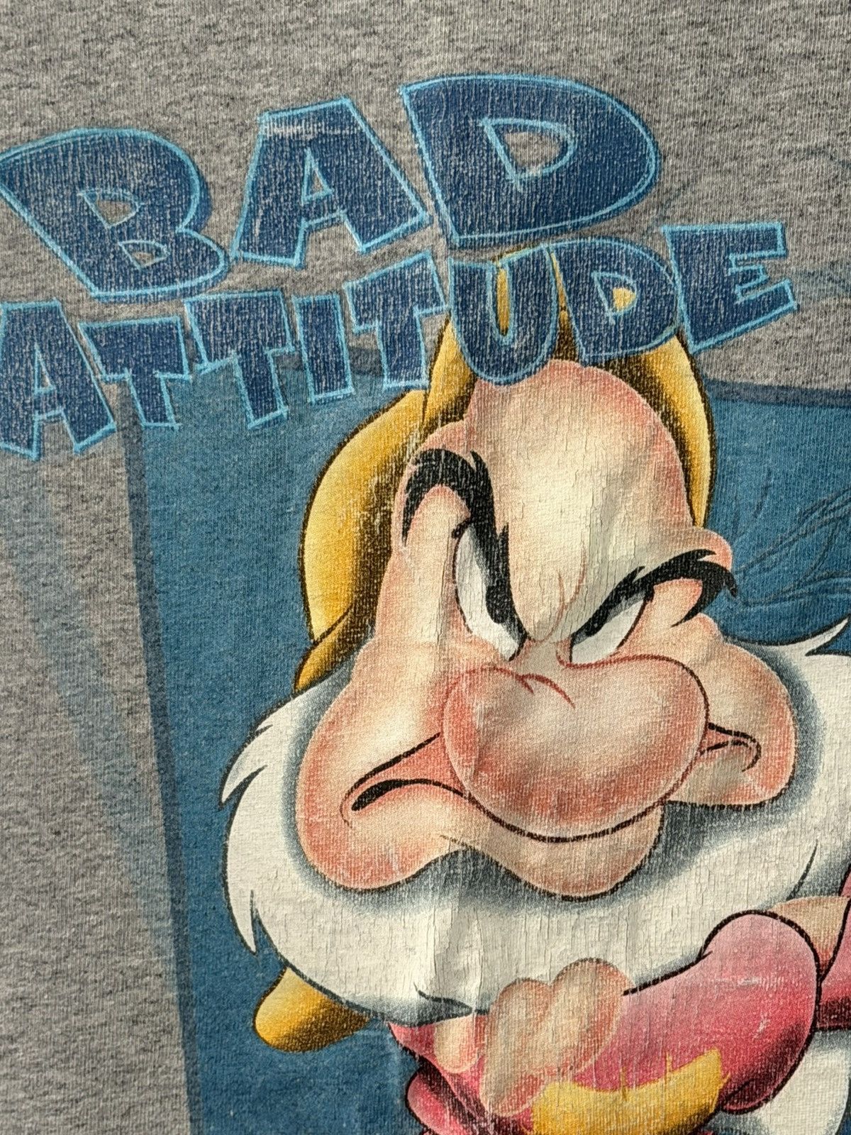 Disney Vintage Disney Grumpy Dwarf “Bad Attitude” Shirt XL Bin 1 Size US XL / EU 56 / 4 - 2 Thumbnail