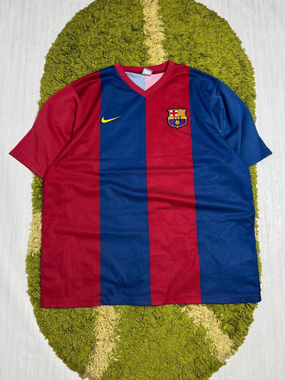 Nike Vintage Nike Barcelona Jersey Football T Shirt Size US XL / EU 56 / 4 - 1 Thumbnail