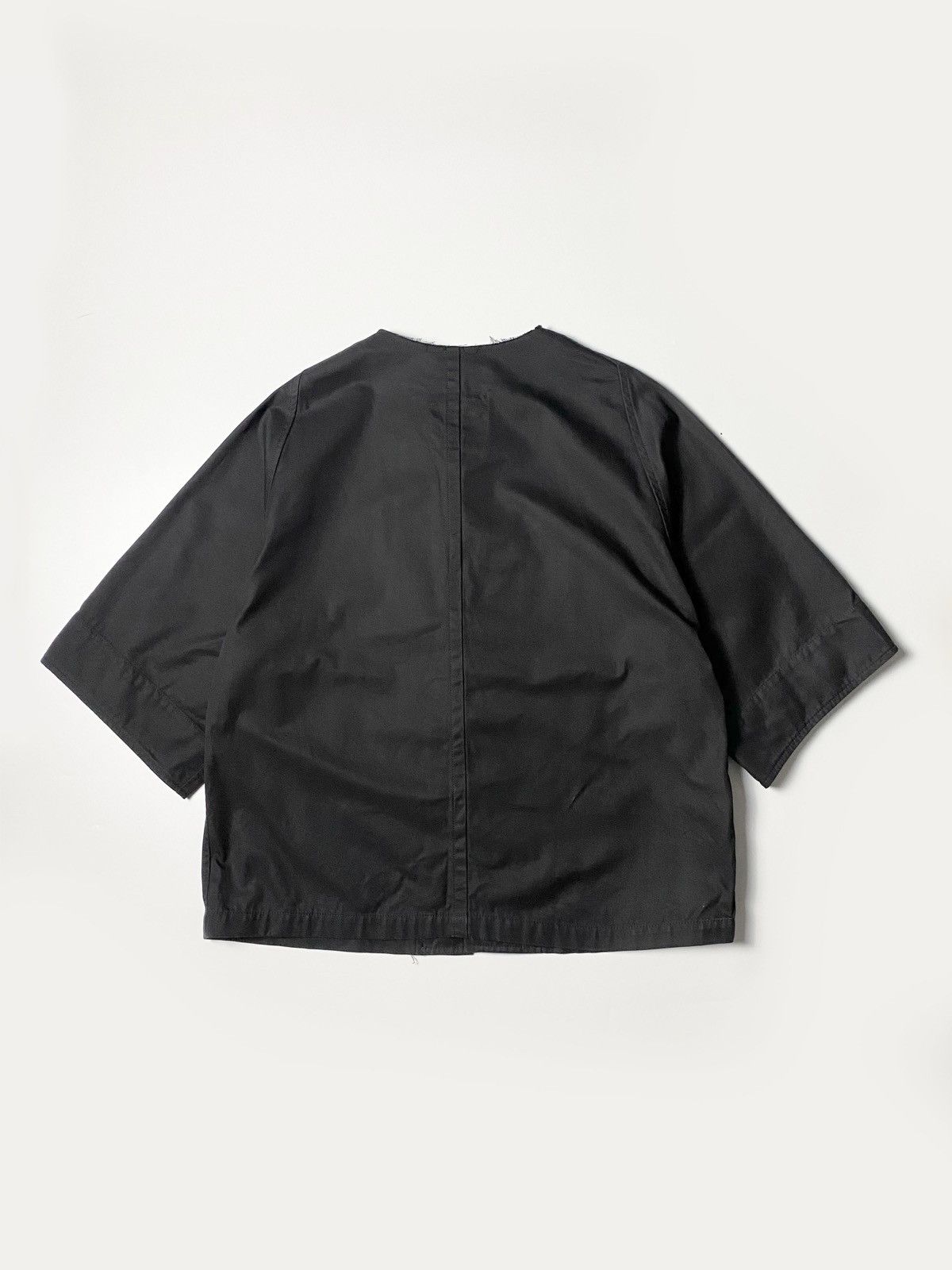 Y's × Yohji Yamamoto Y’s - Half-sleeve Collarless Jacket Size US M / EU 48-50 / 2 - 5 Thumbnail