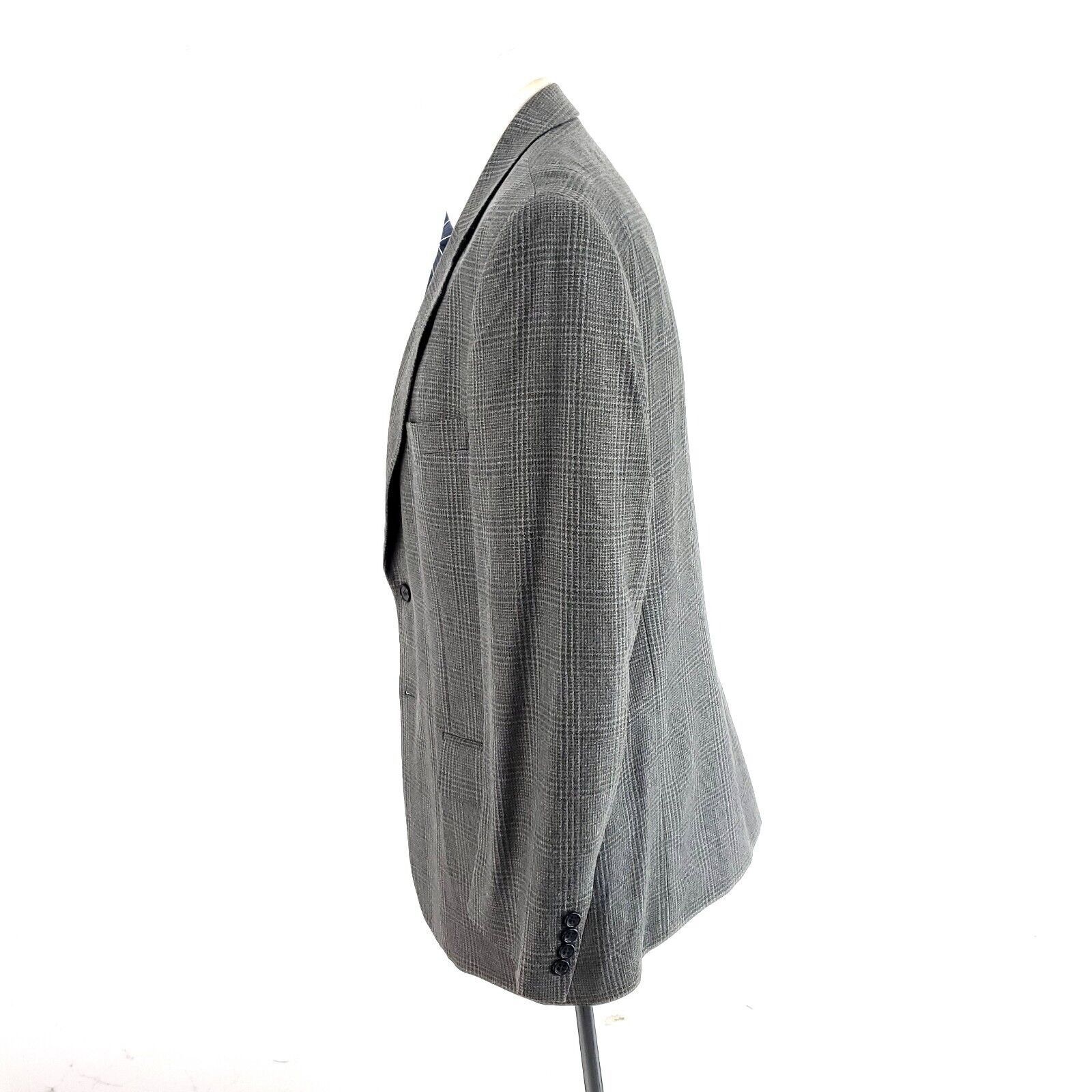 Versini Versini Tweed Wool Silk 2 Button Sport Coat 42R Green Blue C Size 42R - 4 Thumbnail