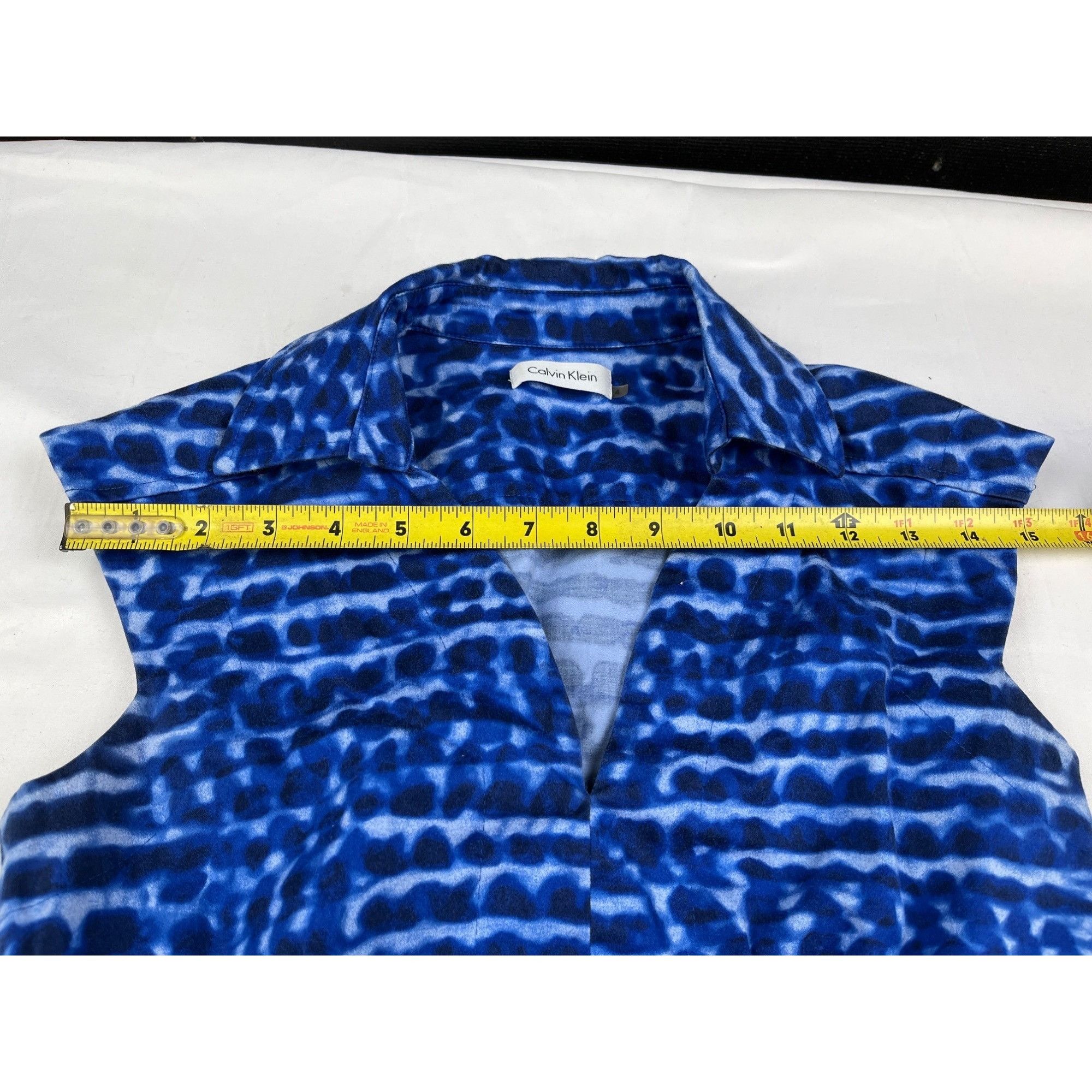 Calvin Klein Calvin Klein Women's Blue Dress/A-Line/Sleeveless Sz 4 SKU 4 Size S / US 4 / IT 40 - 6 Thumbnail