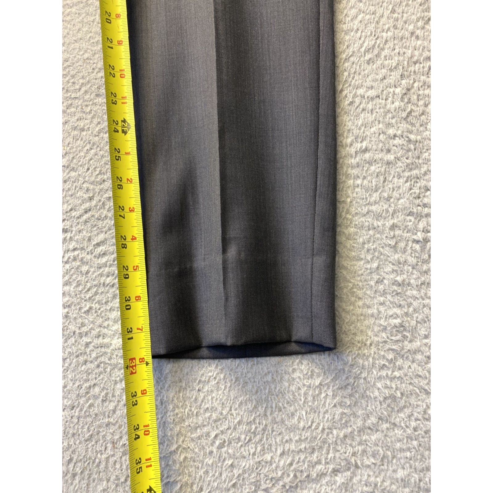 Ted Baker Ted Baker Modern Fit Dress Pants Men’s 36x32 Charcoal Gray Wool Blend /0402 Size US 36 / EU 52 - 7 Thumbnail