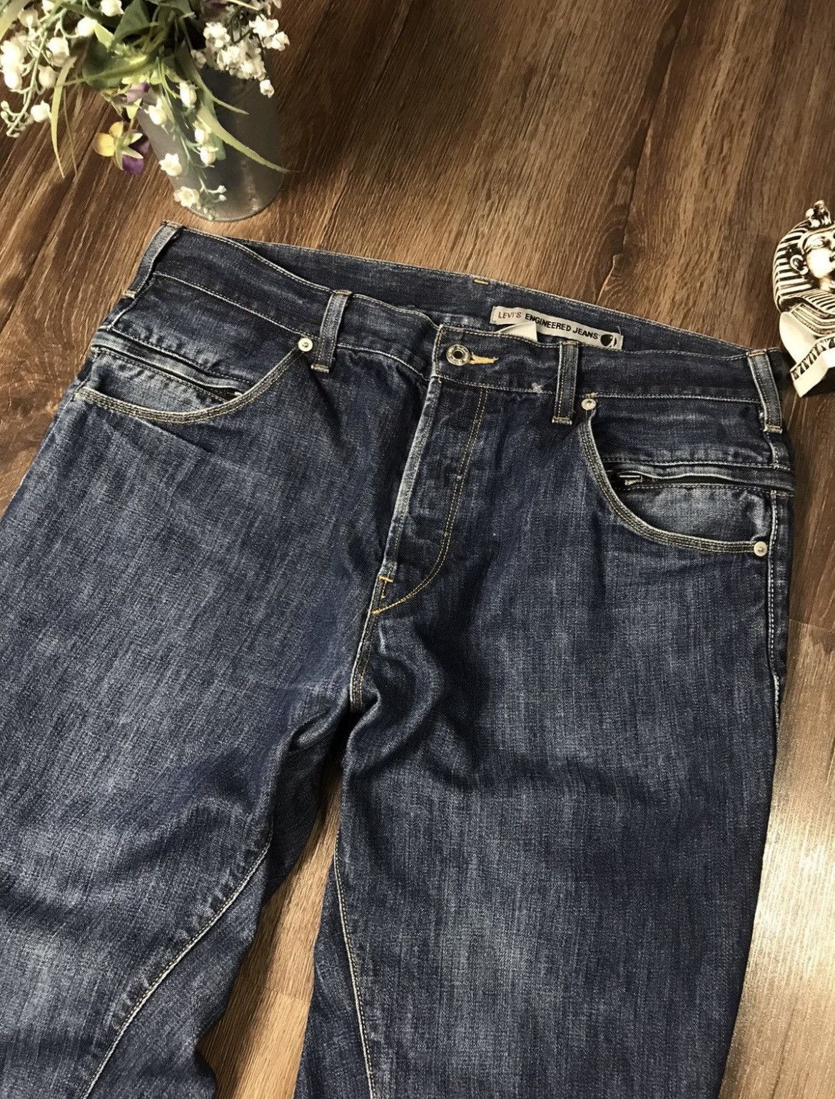Levi's Levis Engineered Denim Pants jeans Zip Pocket Size US 33 - 2 Thumbnail