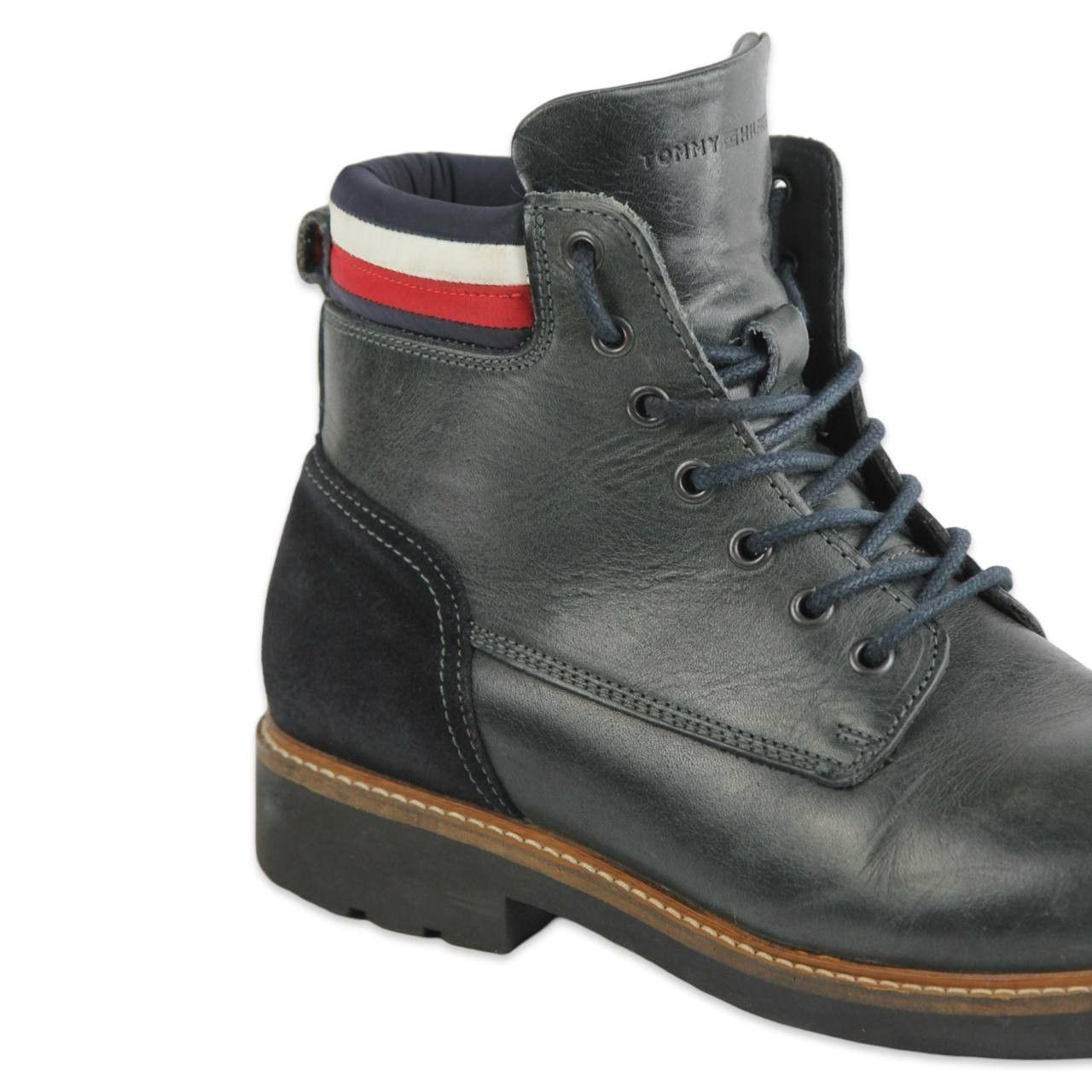 Tommy Hilfiger TOMMY HILFIGER Leather ankle boots Size US 9 / EU 42 - 3 Thumbnail
