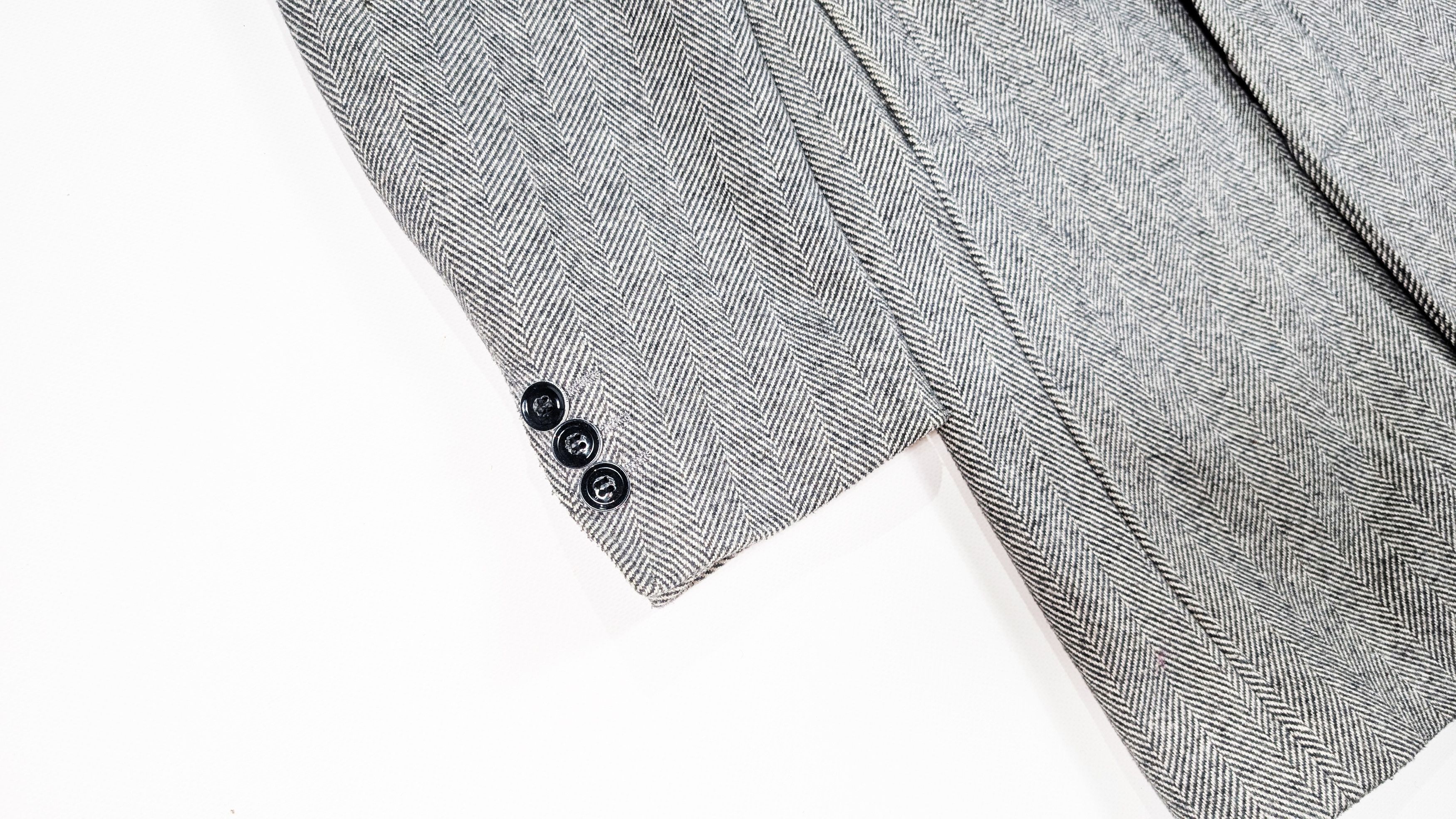 Other Holland Esquire Herringbone Tweed Wool Blend Coat Size 42 Size US L / EU 52-54 / 3 - 4 Thumbnail