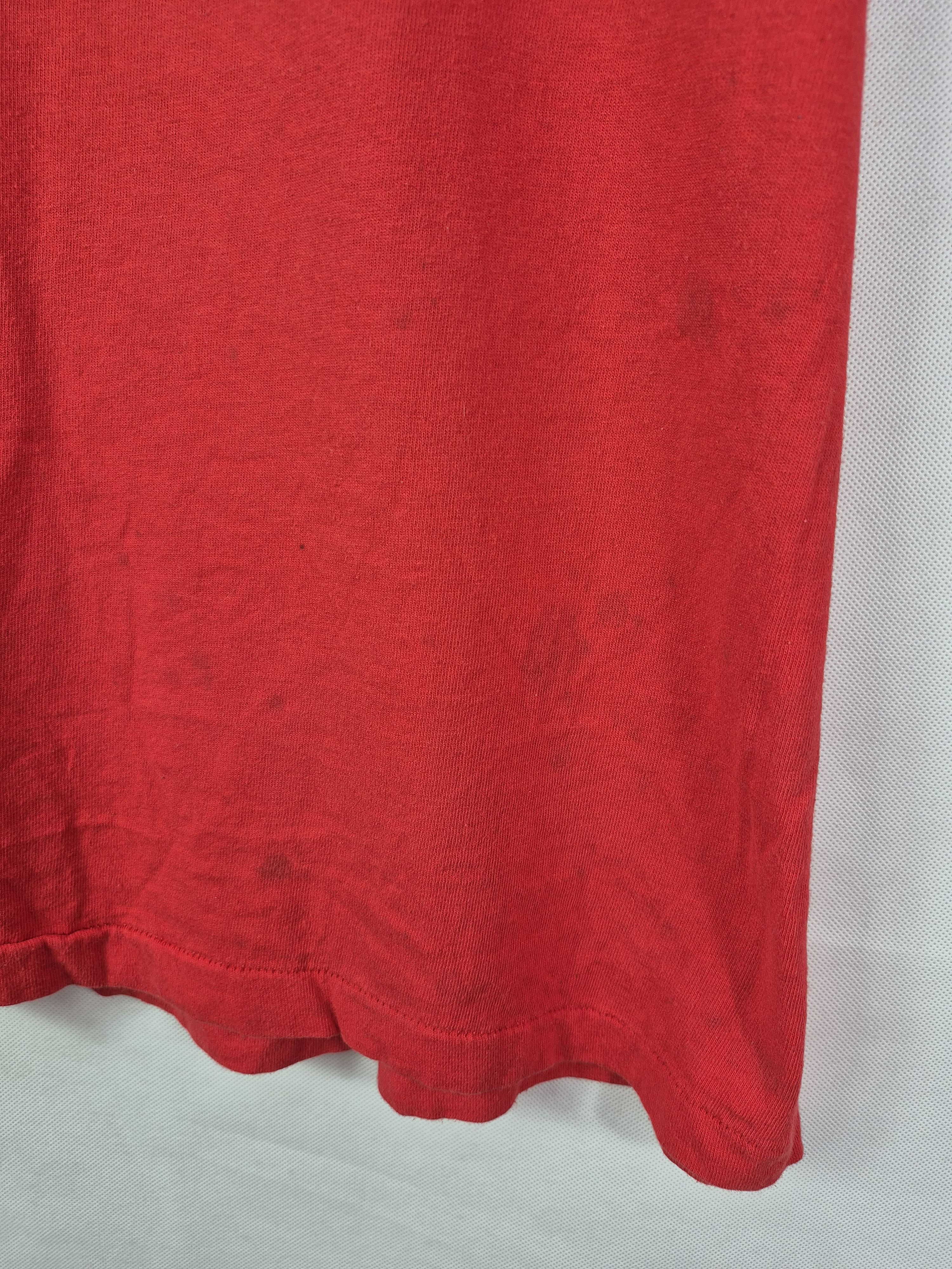 Vintage 🔥 Vintage 90s Plain Red Tees Size US XL / EU 56 / 4 - 3 Thumbnail
