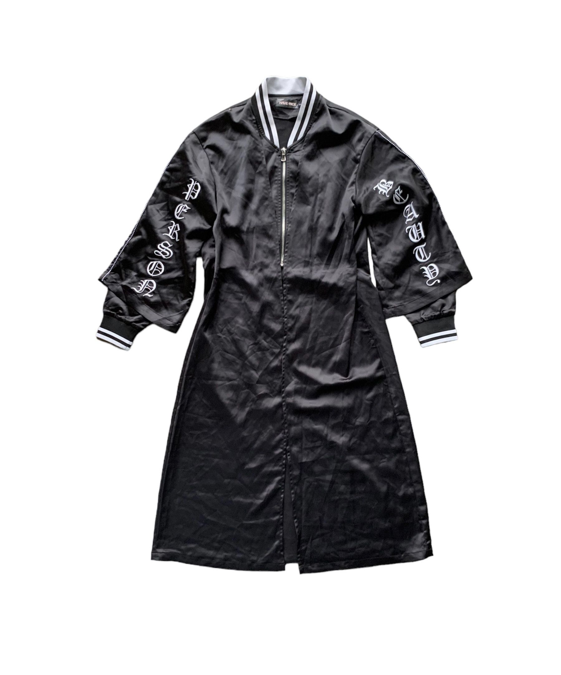 image of 20471120 x Archival Clothing Have Rice Bombers Black Long Dress, Women's (Size Small)