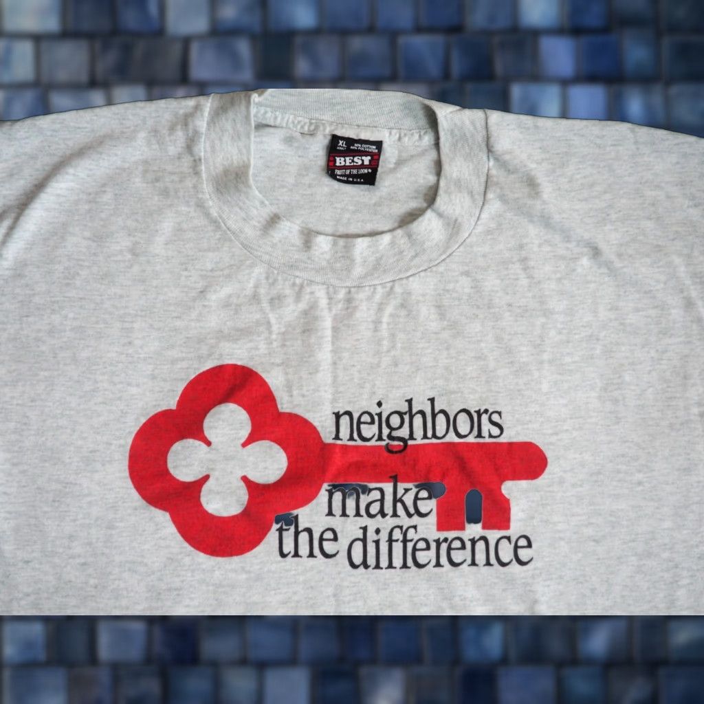 Fruit Of The Loom VINTAGE Fruit of the Loom T-Shirt 90s Logo Gray XL Mens L/S Tee Shirt Size US XL / EU 56 / 4 - 1 Thumbnail
