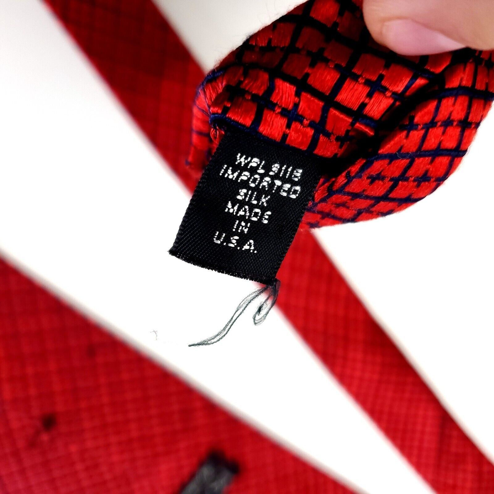 Jos. A. Bank Jos A Bank Signature Collection Silk Tie Woven Red Black Che Size ONE SIZE - 5 Thumbnail