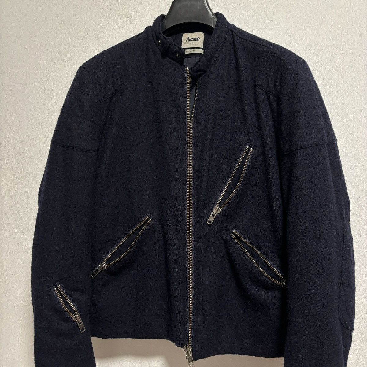 Acne Studios Acne Studios AW10 Wool Biker jacket Size US M / EU 48-50 / 2 - 9 Thumbnail