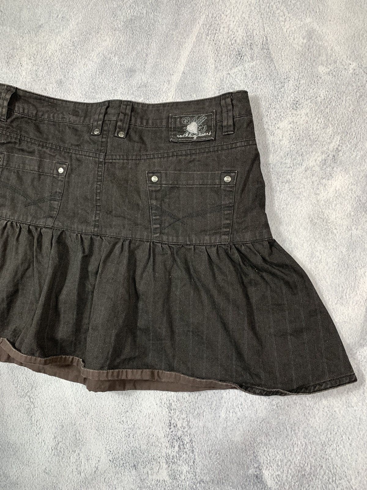 Vintage Vintage Y2K Japanese flared mini skirt streetwear size M Size 32" / US 10 / IT 46 - 7 Thumbnail