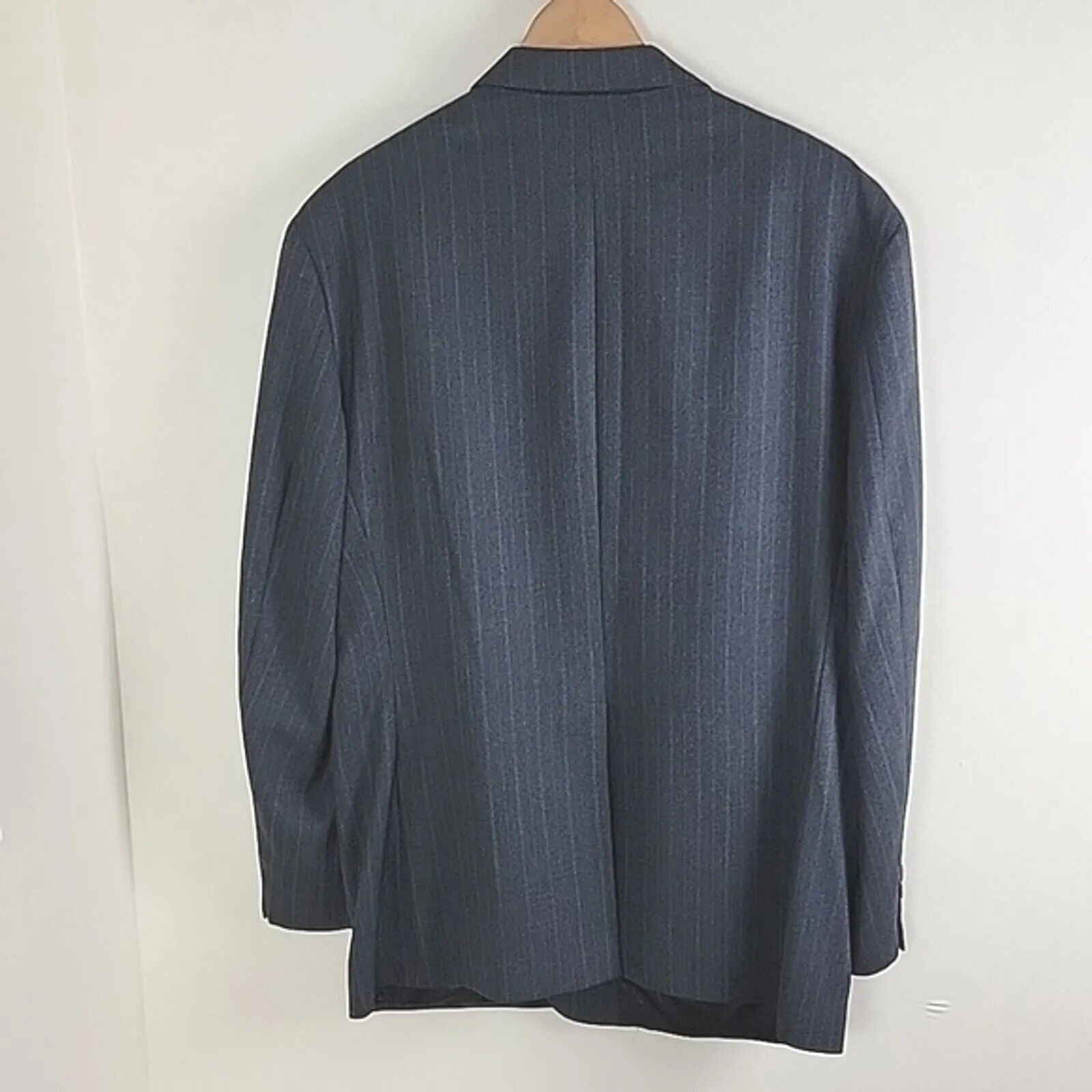 Brooks Brothers Brooks Brothers Wool Pinstripe Suit Blazer Jacket Two Button Size 44L - 4 Thumbnail