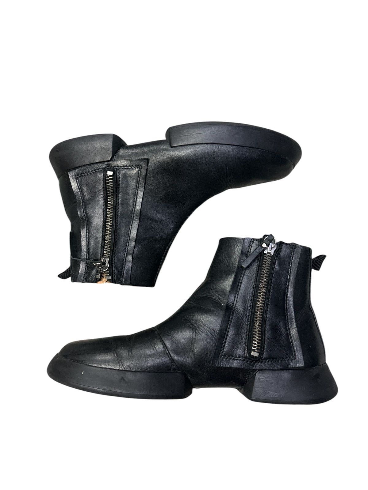 Diesel DIESEL AVANTGARDE BIKER LEATHER BOOTS SHOES Size US 10 / EU 43 - 5 Thumbnail