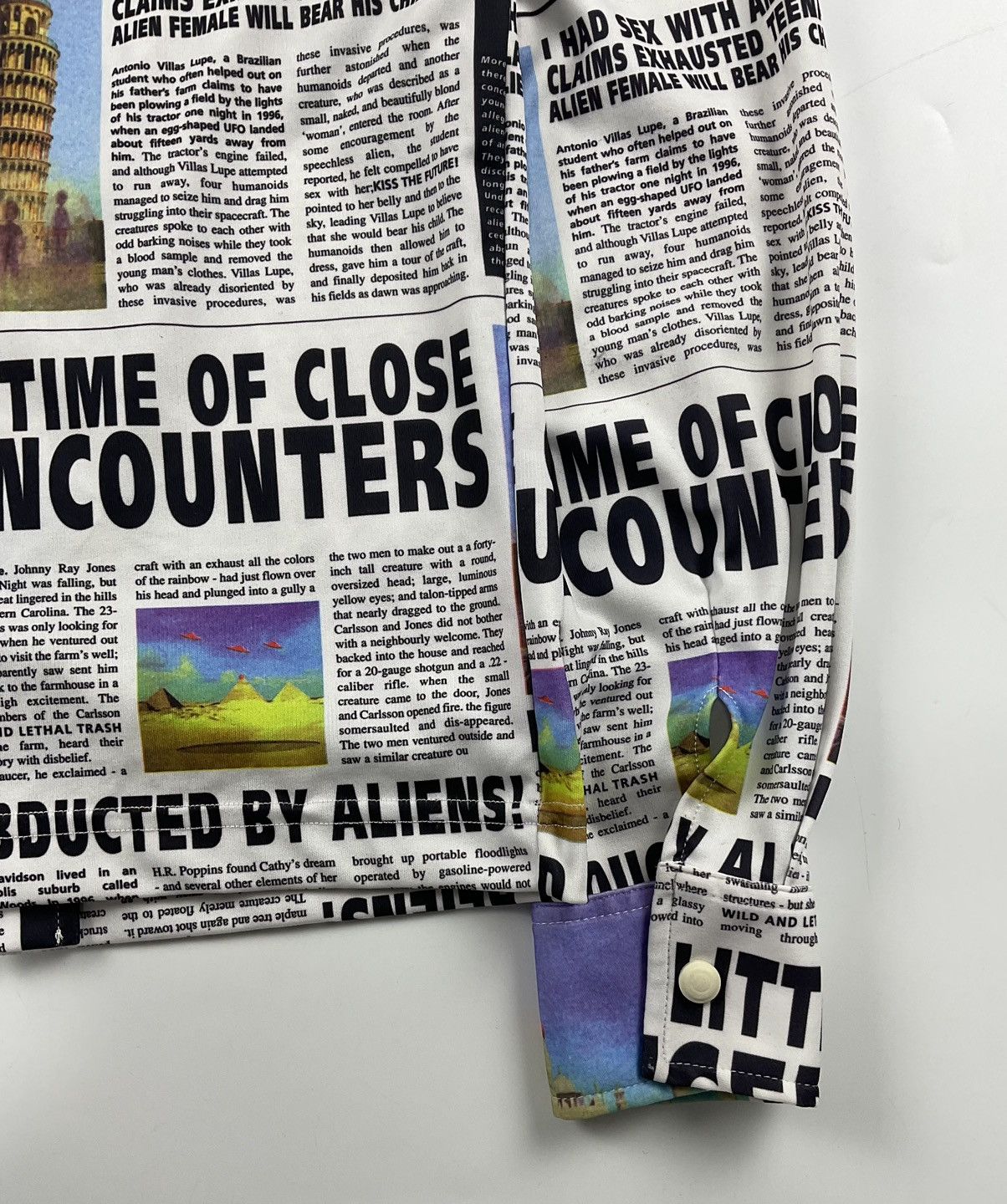 Walter Van Beirendonck Walter Van Beirendonck S/S97 "Alien Newspaper Article" Shirt Size US S / EU 44-46 / 1 - 13 Thumbnail