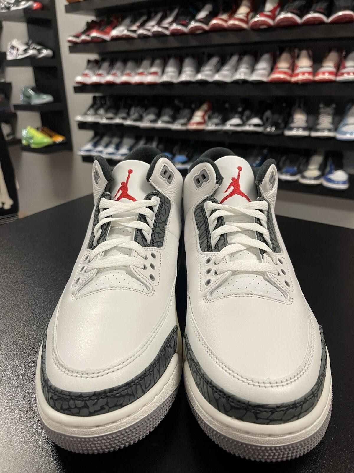 Nike Size 11 - Nike Air Jordan 3 Retro Cement Grey CT8532-106 Size US 11 / EU 44 - 2 Thumbnail