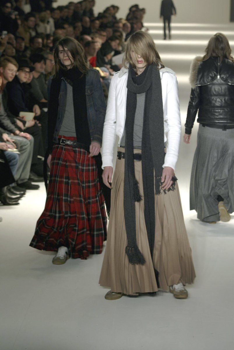 Dior DIOR HOMME BY HEDI SLIMANE 04AW/FW Multi-Strand Fringe Scarf Size ONE SIZE - 2 Thumbnail