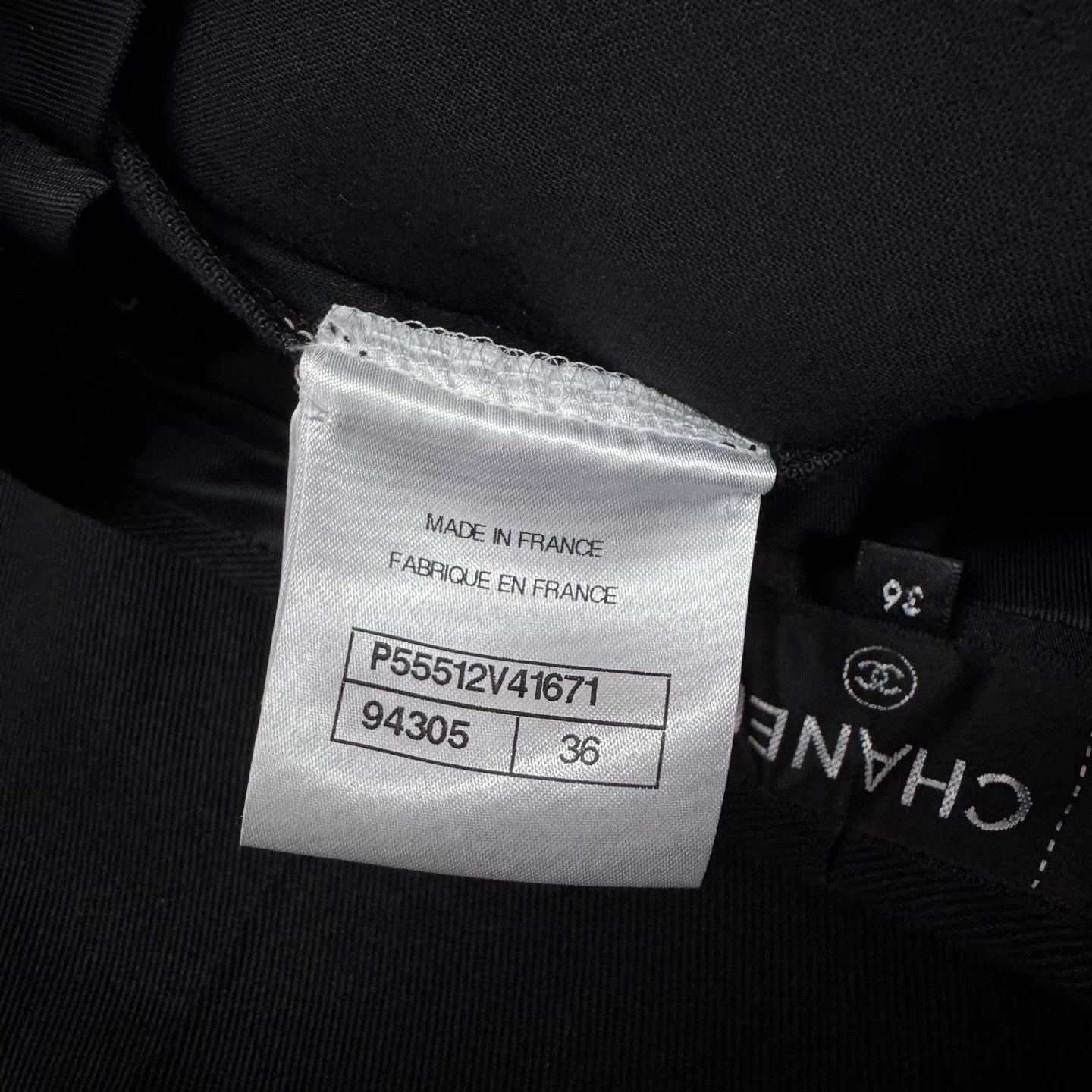 Chanel Chanel Black Side Stripe Pants 36 Size 26" / US 2 / IT 38 - 6 Thumbnail