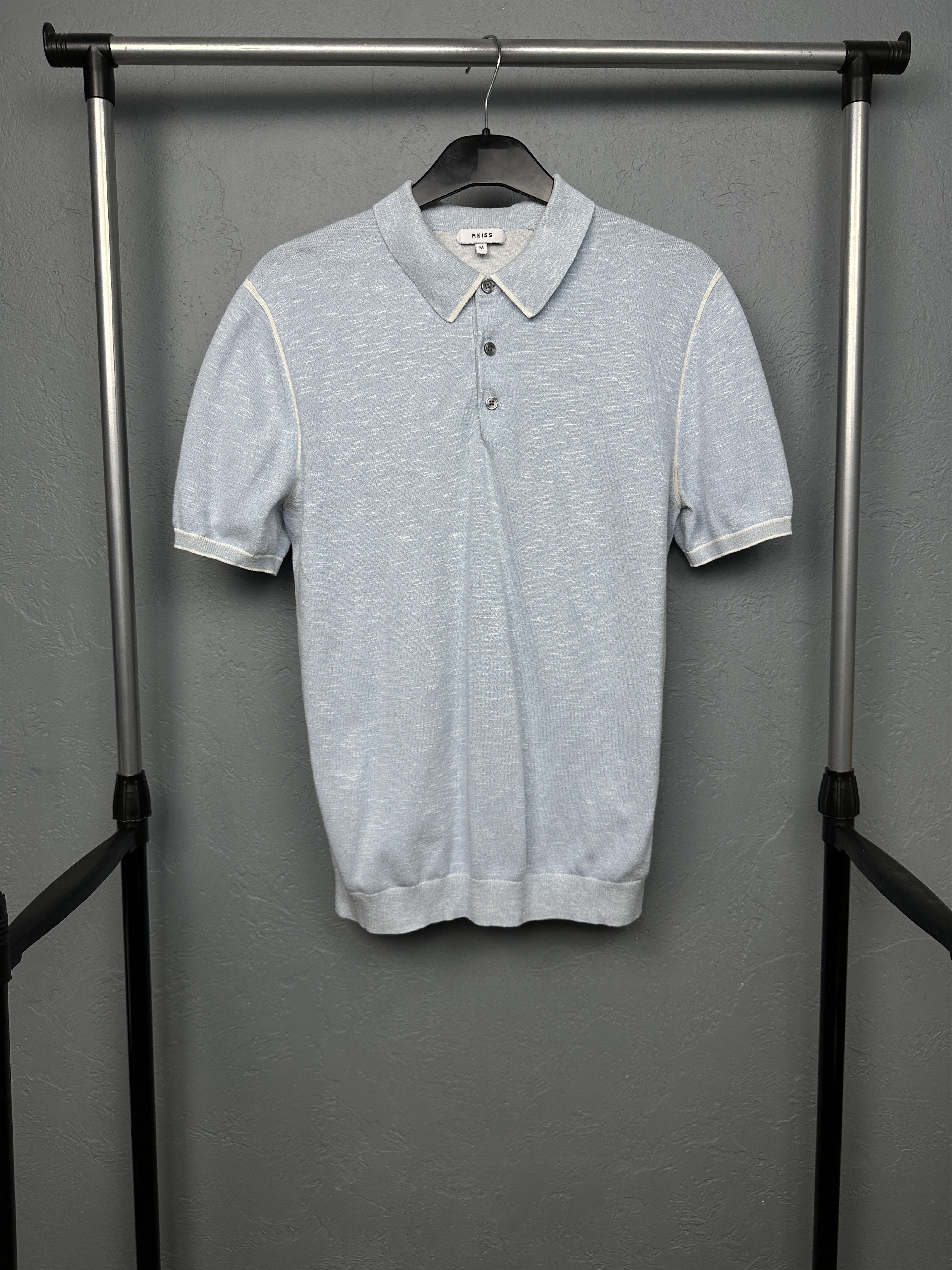 Reiss Reiss Mens Knit Polo Shirt Size US M / EU 48-50 / 2 - 1 Thumbnail