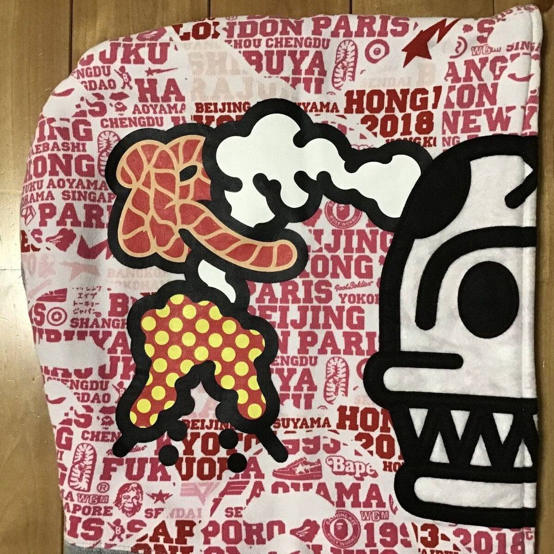 Bape BAPE CITIES CAMO XXV MILO JURASSIC REX FULL ZIP HOODIE APE Size US XL / EU 56 / 4 - 4 Thumbnail