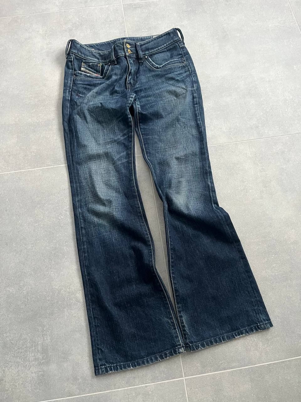 Diesel Vintage Diesel Ronhar Raw Flared Lowrise Jeans Size US 28 / EU 44 - 4 Thumbnail