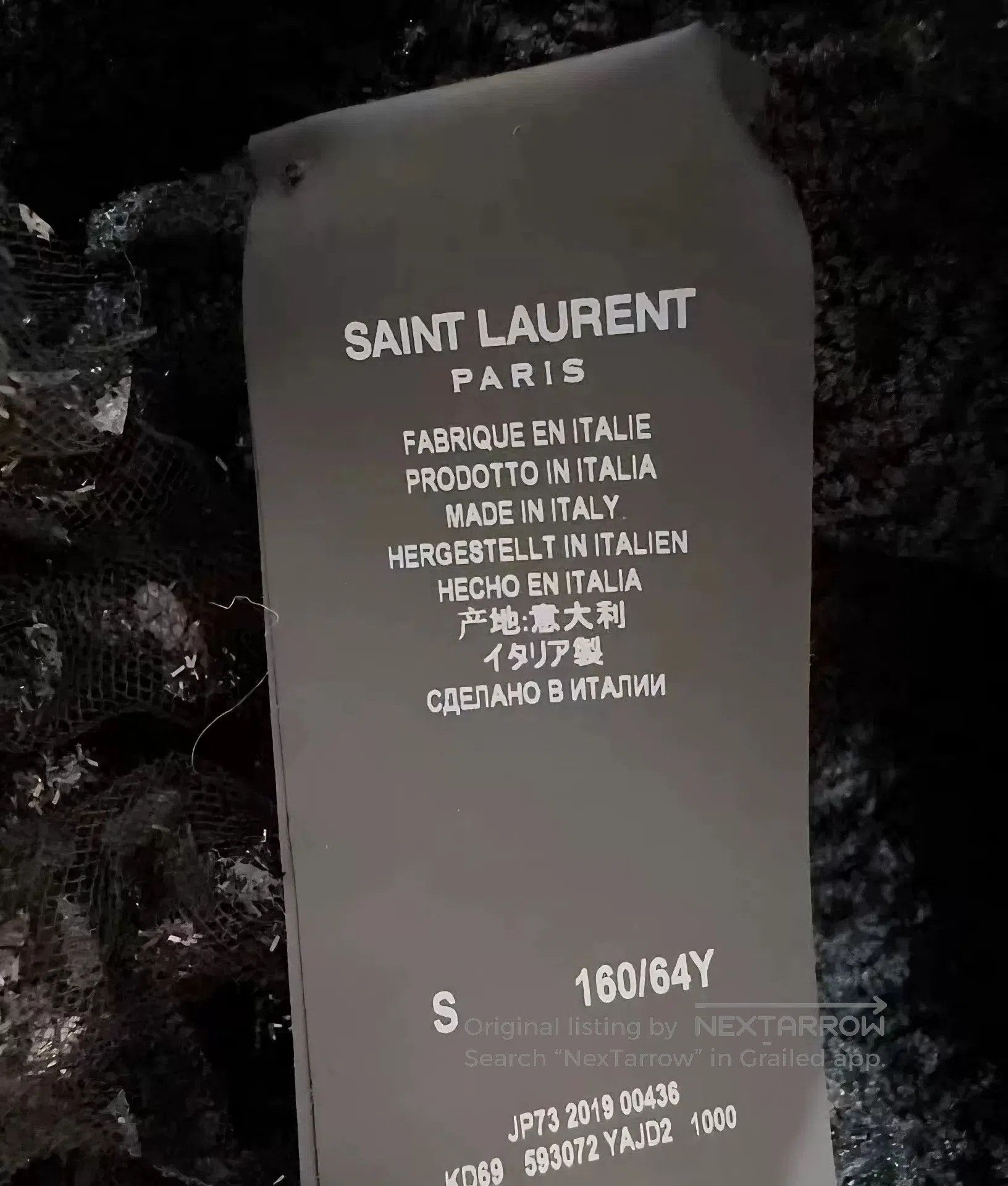 Saint Laurent Paris Saint Laurent Black Lace Dress. Size S / US 4 / IT 40 - 4 Thumbnail