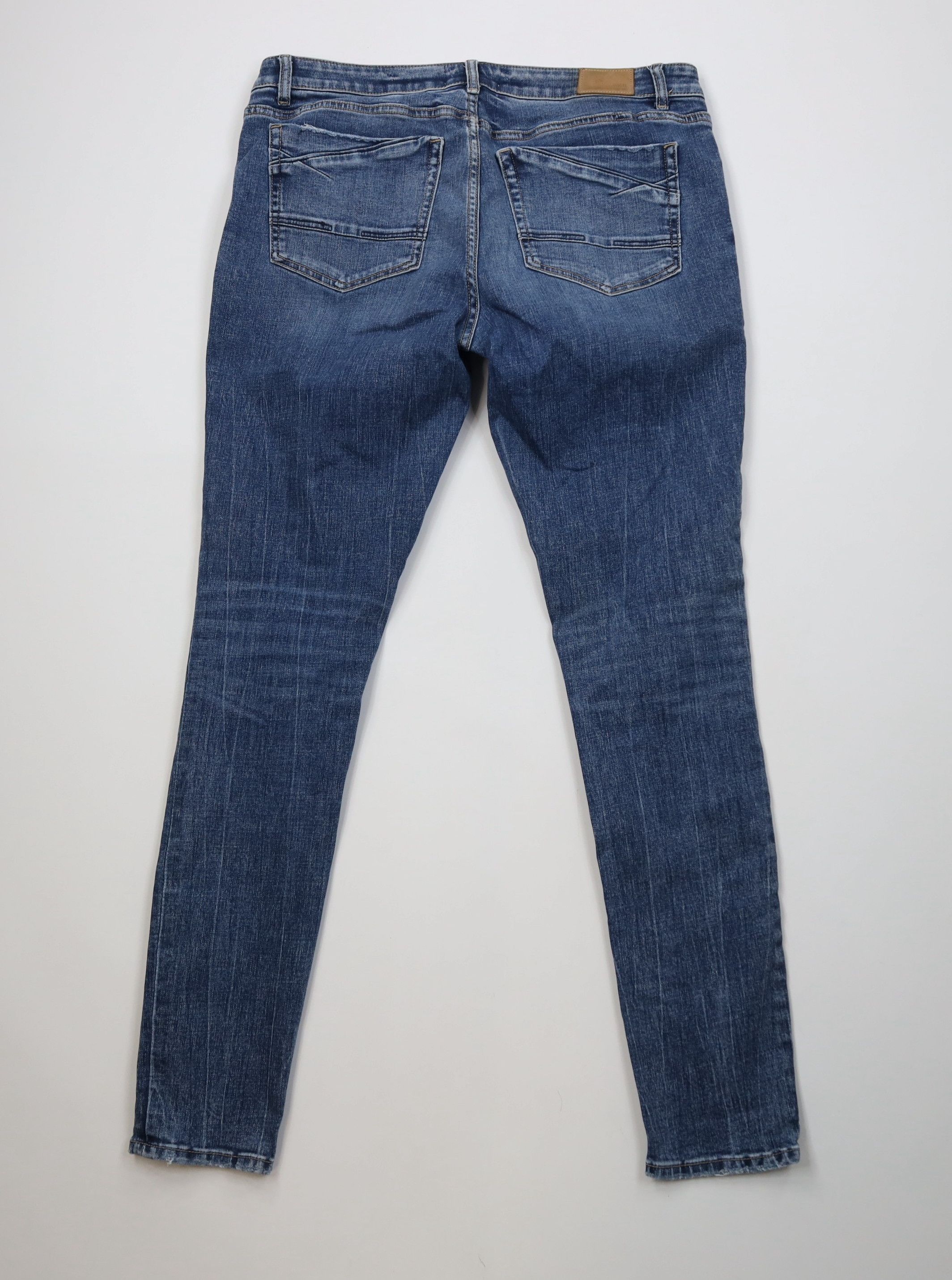 Vintage Buckle BKE Stella Slim Fit Low Rise Skinny Leg Jeans Blue Size 33" - 10 Thumbnail
