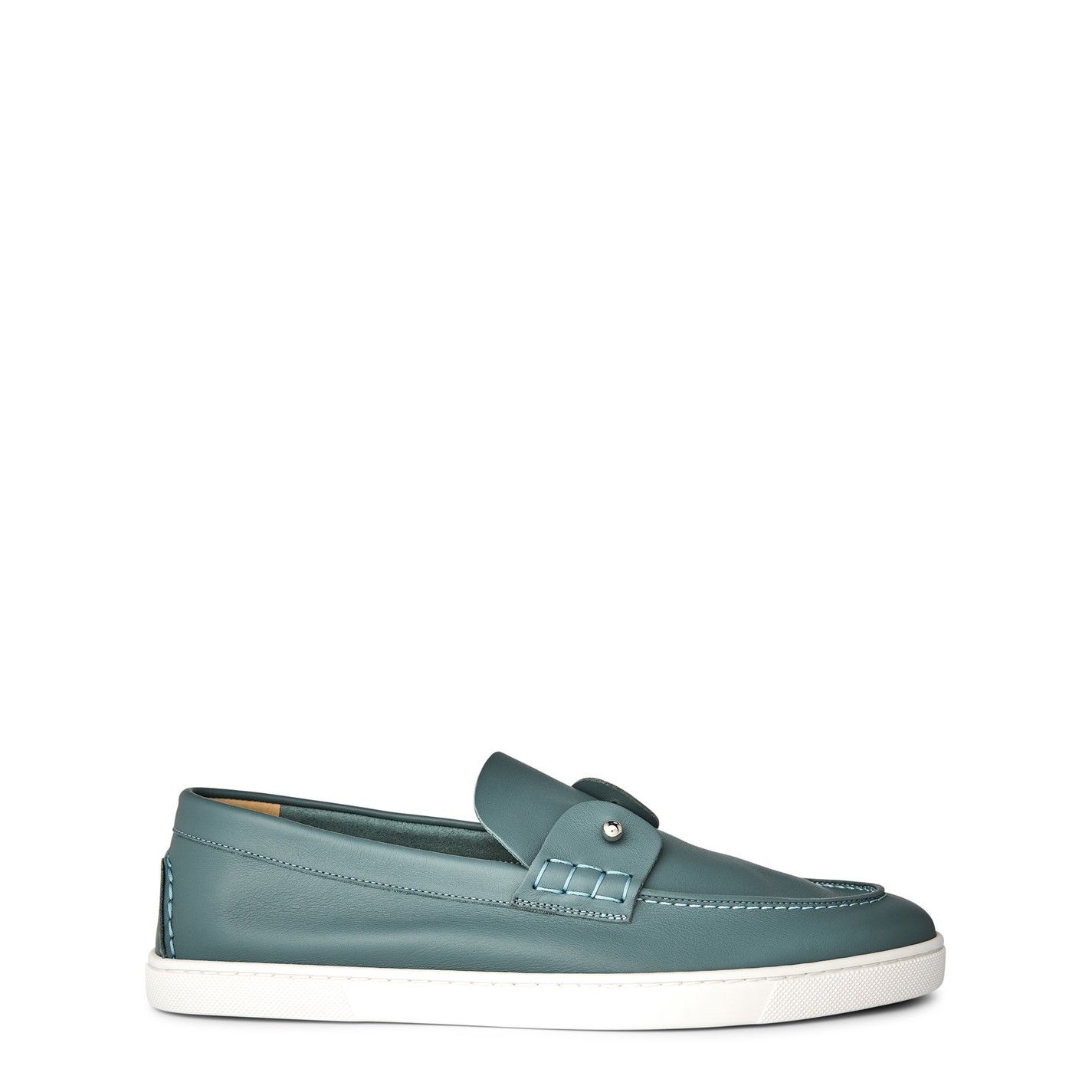 Christian Louboutin Men'S Chambliboat Calf Leather Loafers Size US 11 / EU 44 - 1 Thumbnail